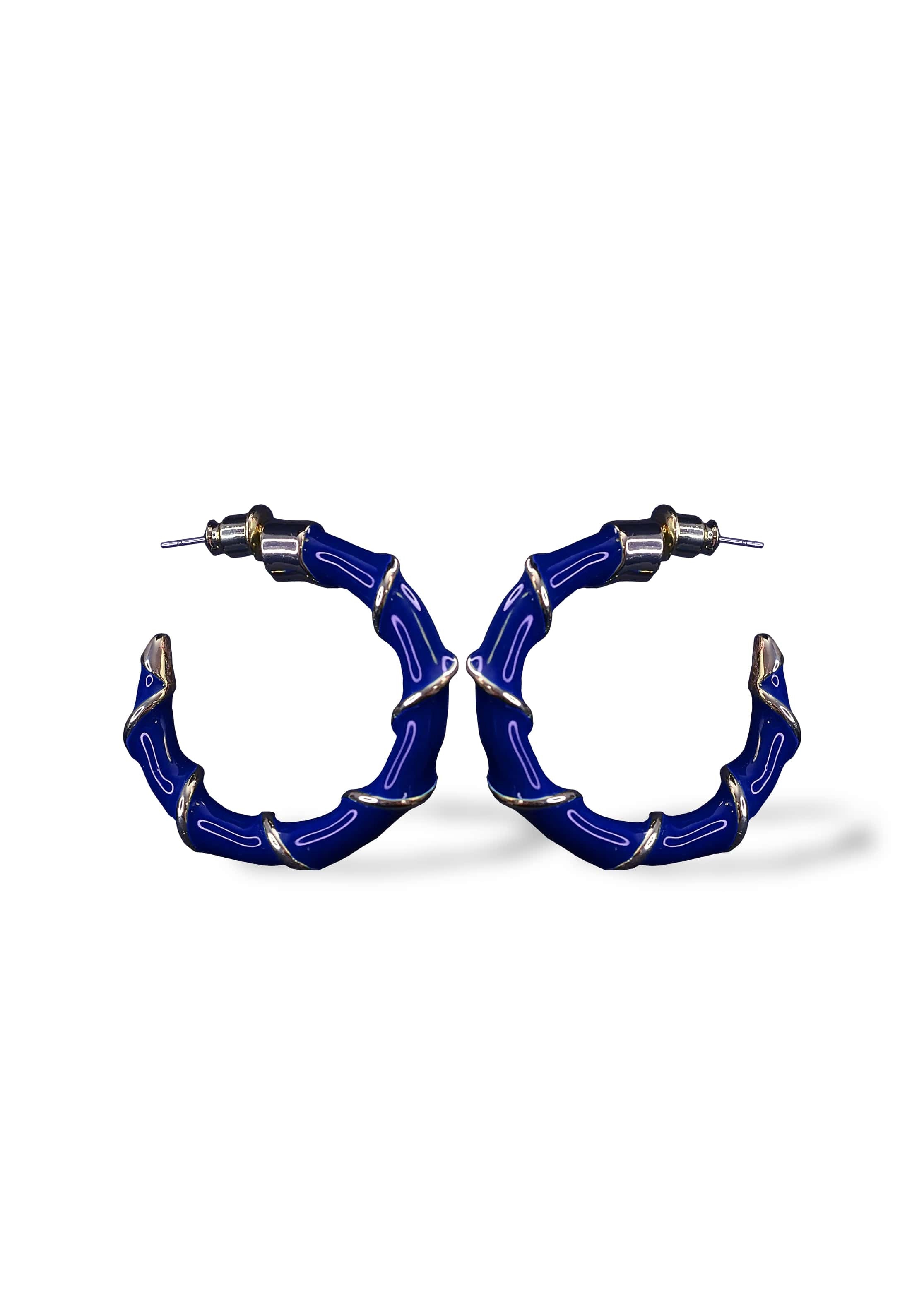 Earrings CITLALI Navy blue MINIMUM 3 PIECES