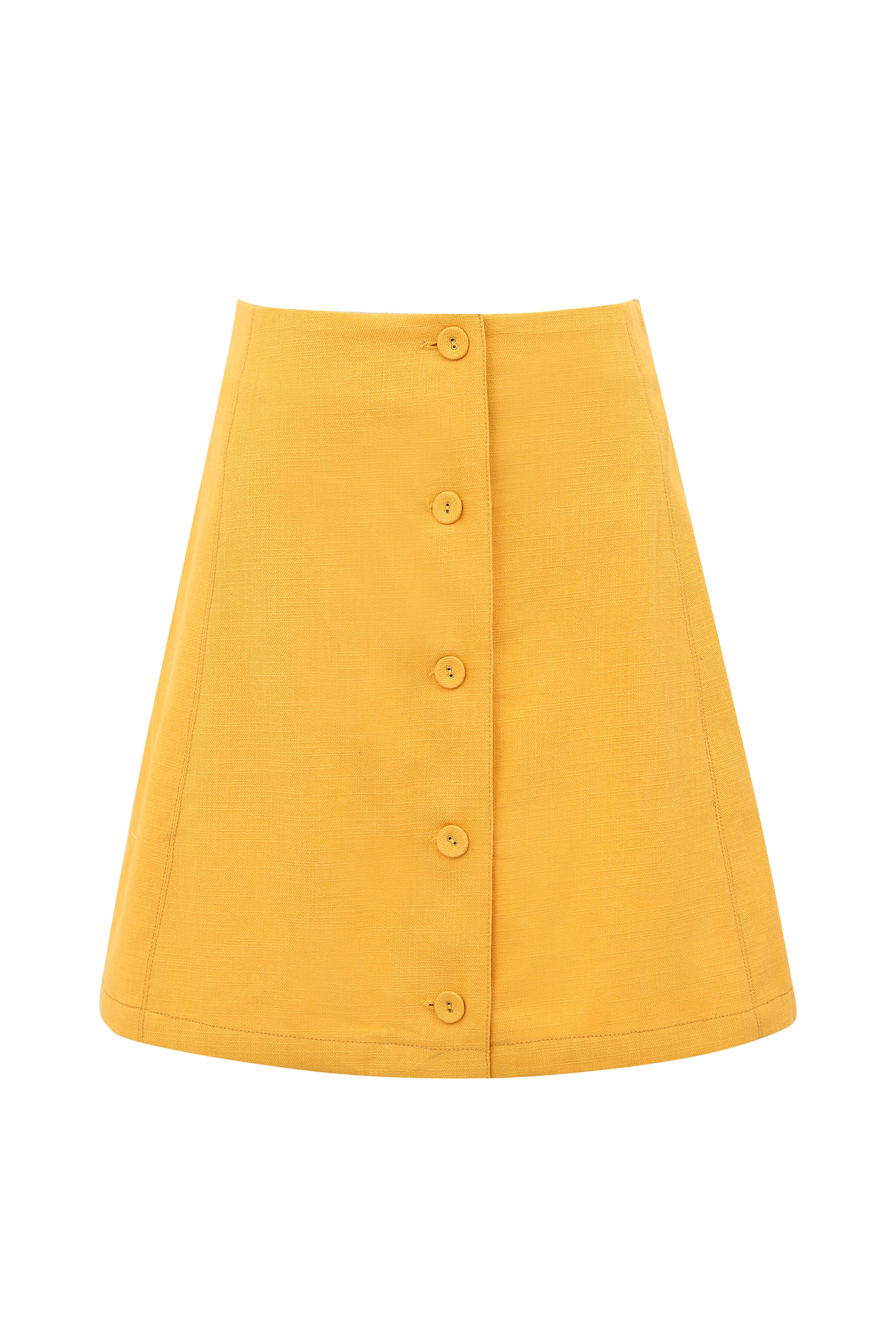 THEODORA light amber skirt