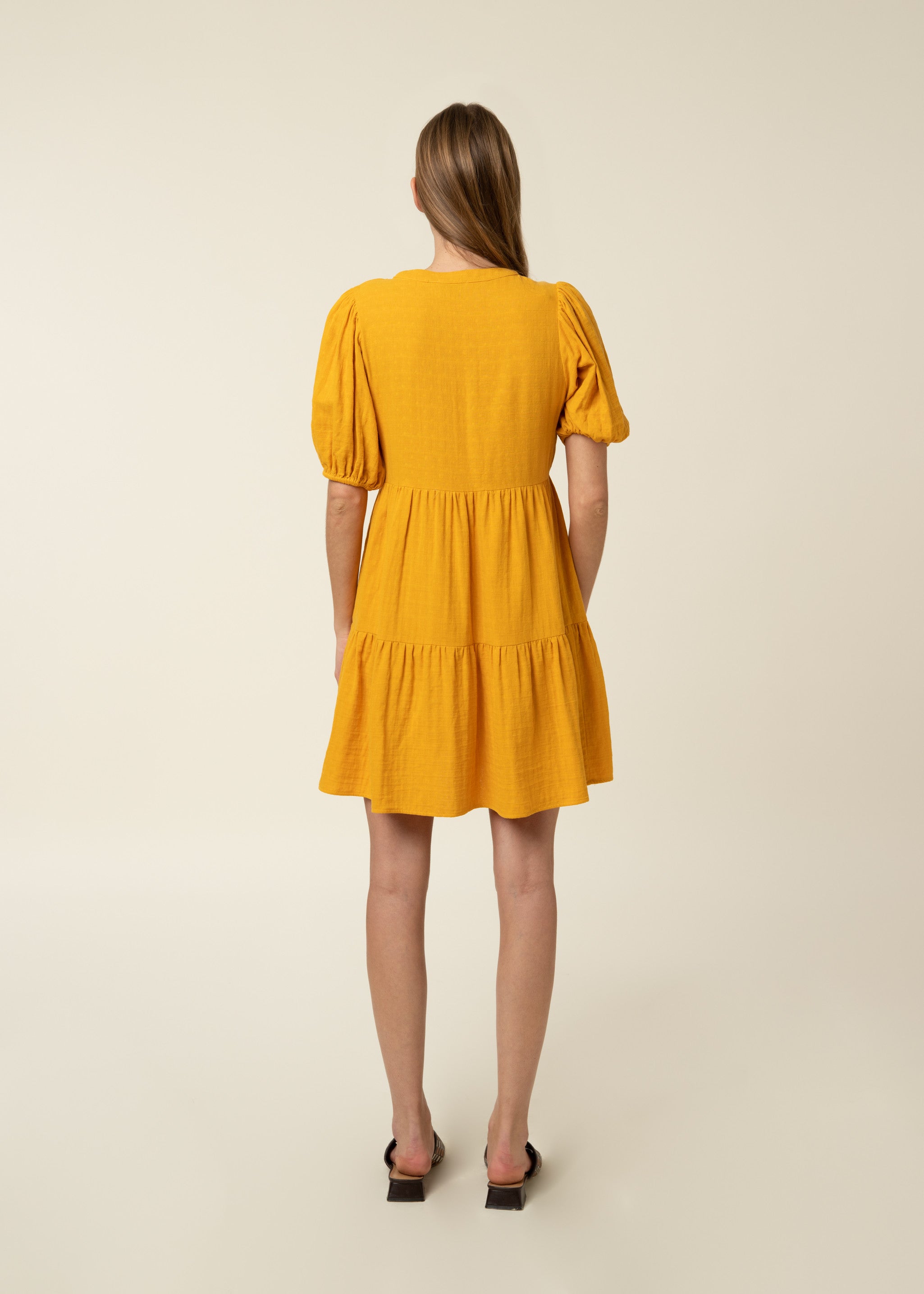 CINDY light amber dress