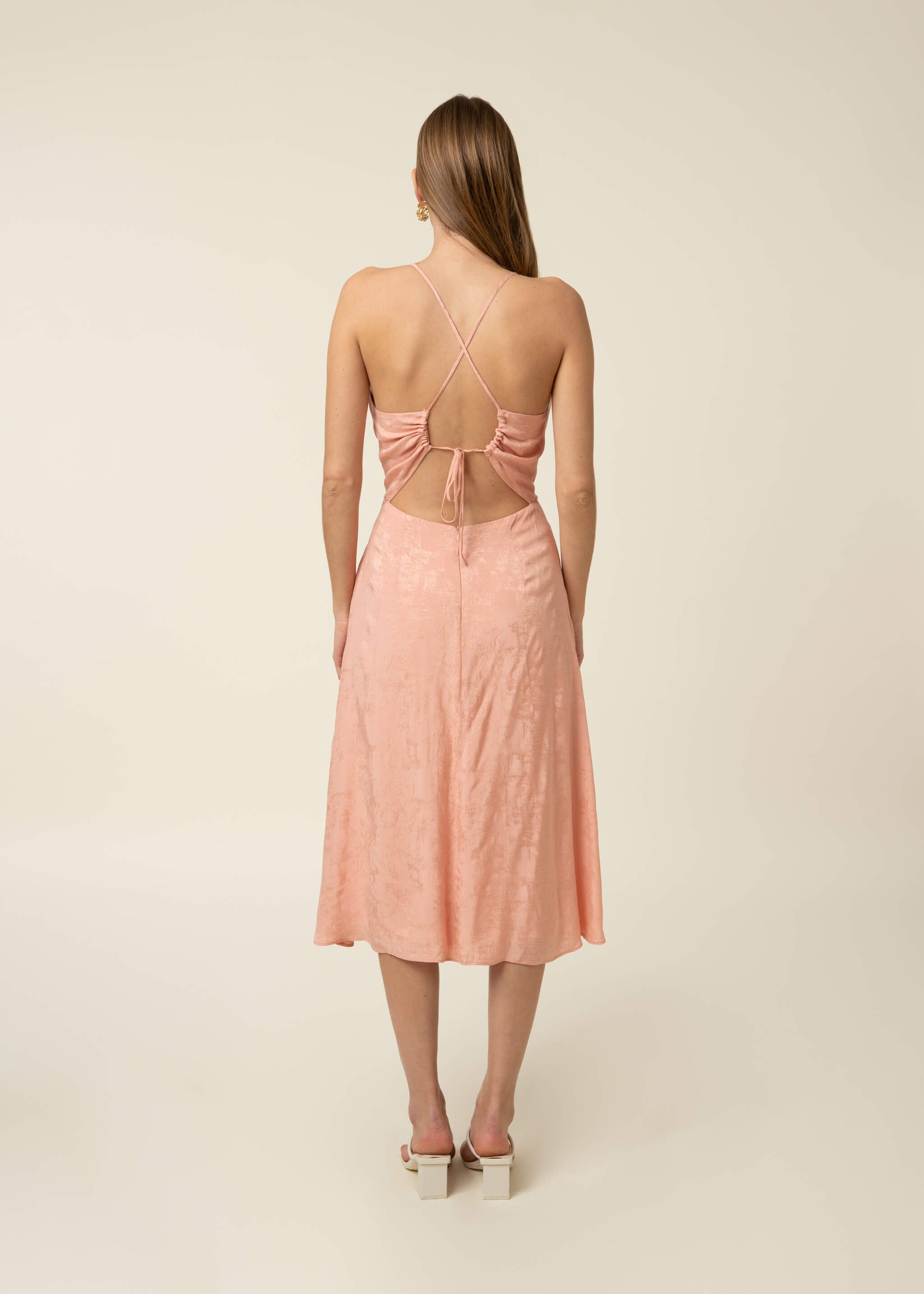 VALIA pale pink dress