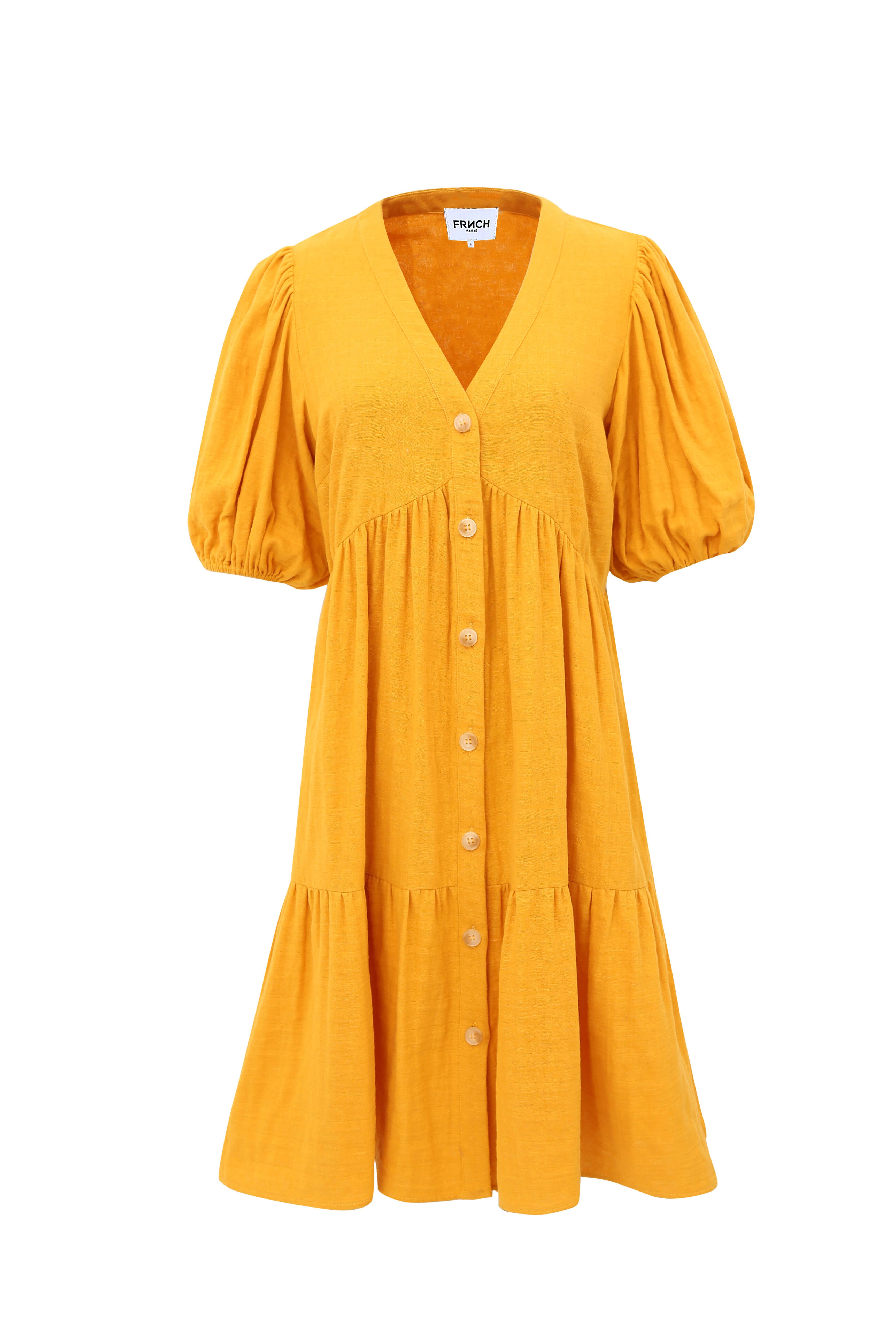 CINDY light amber dress