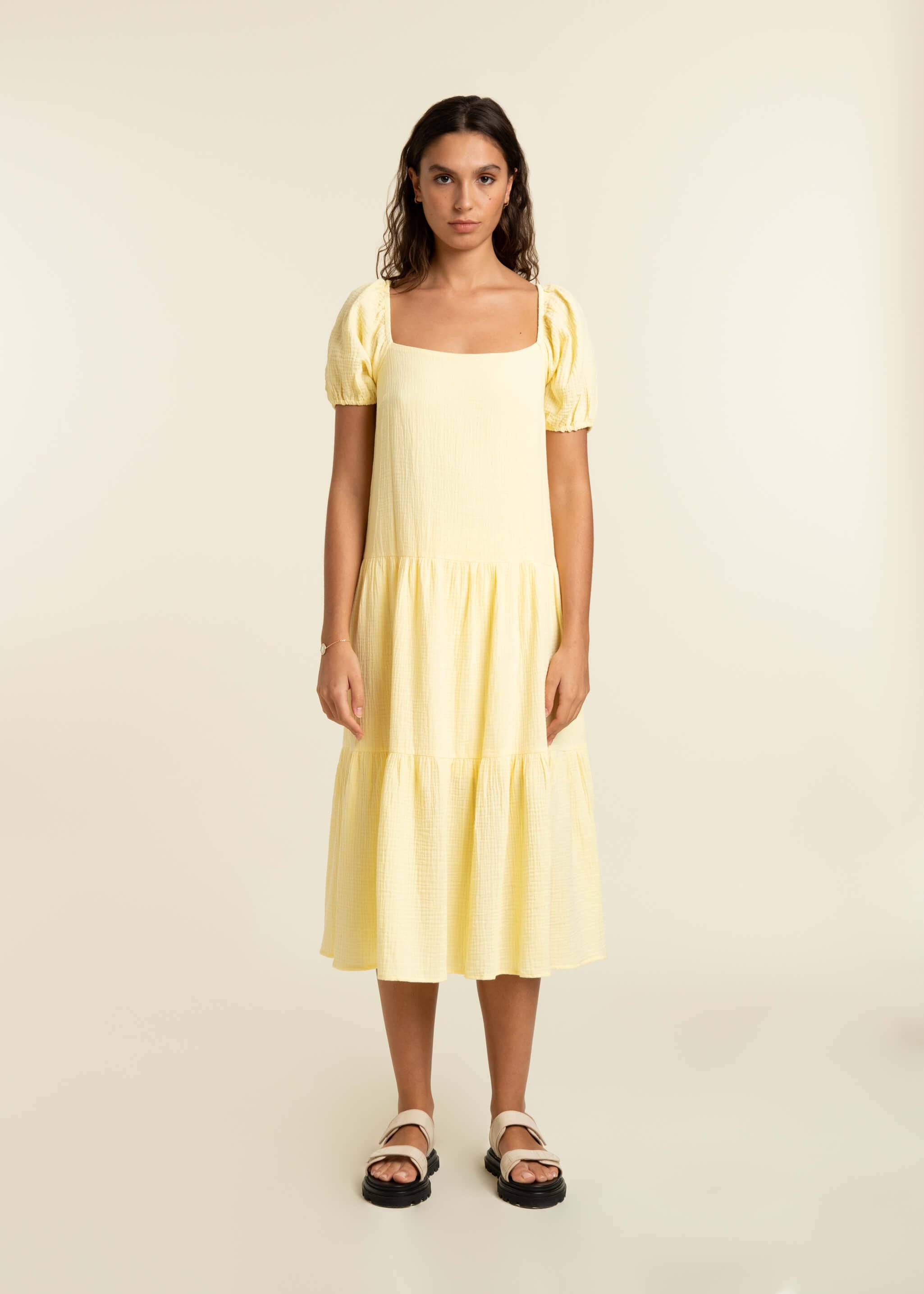 HANNAH yellow dress