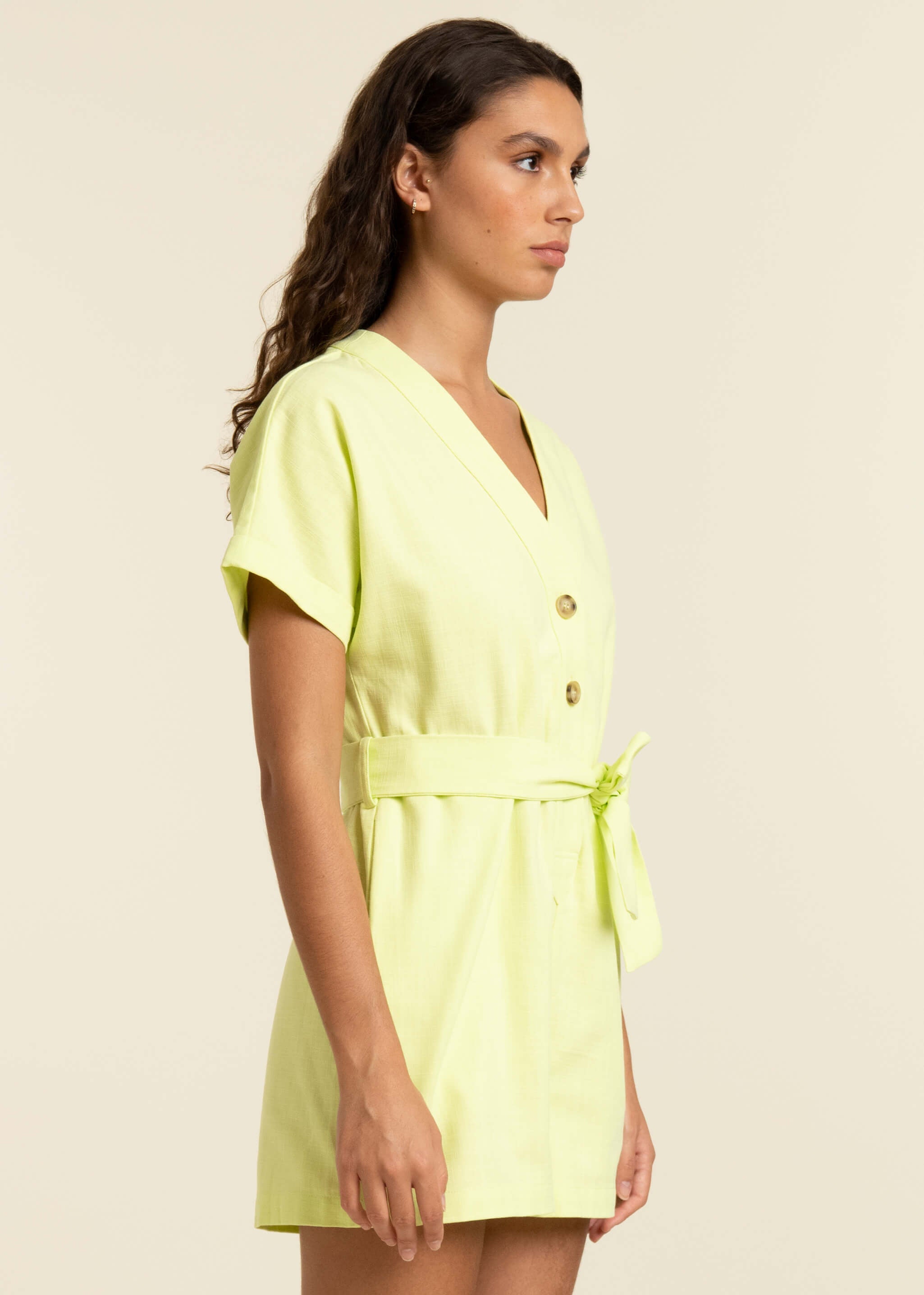 LIKA Lime Playsuit