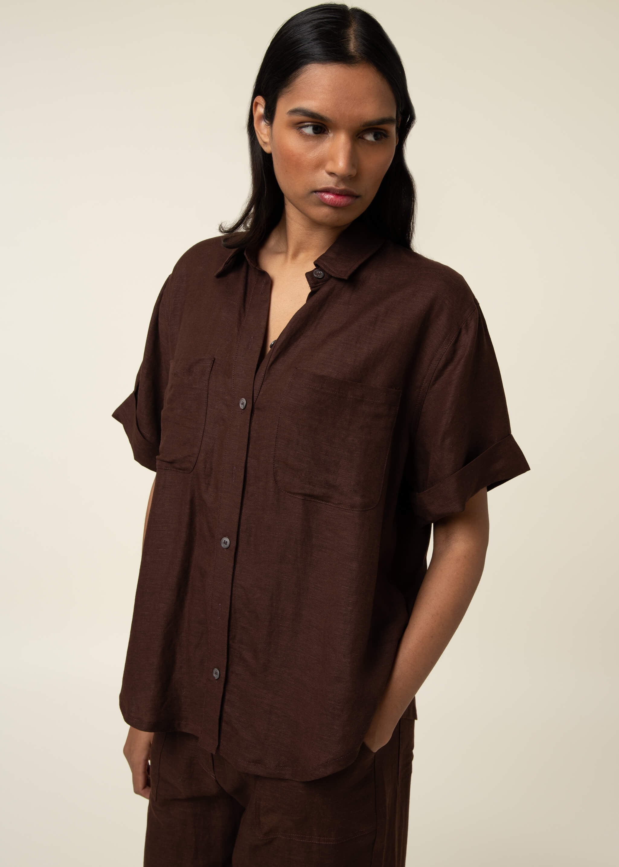 JODY marron glacé shirt