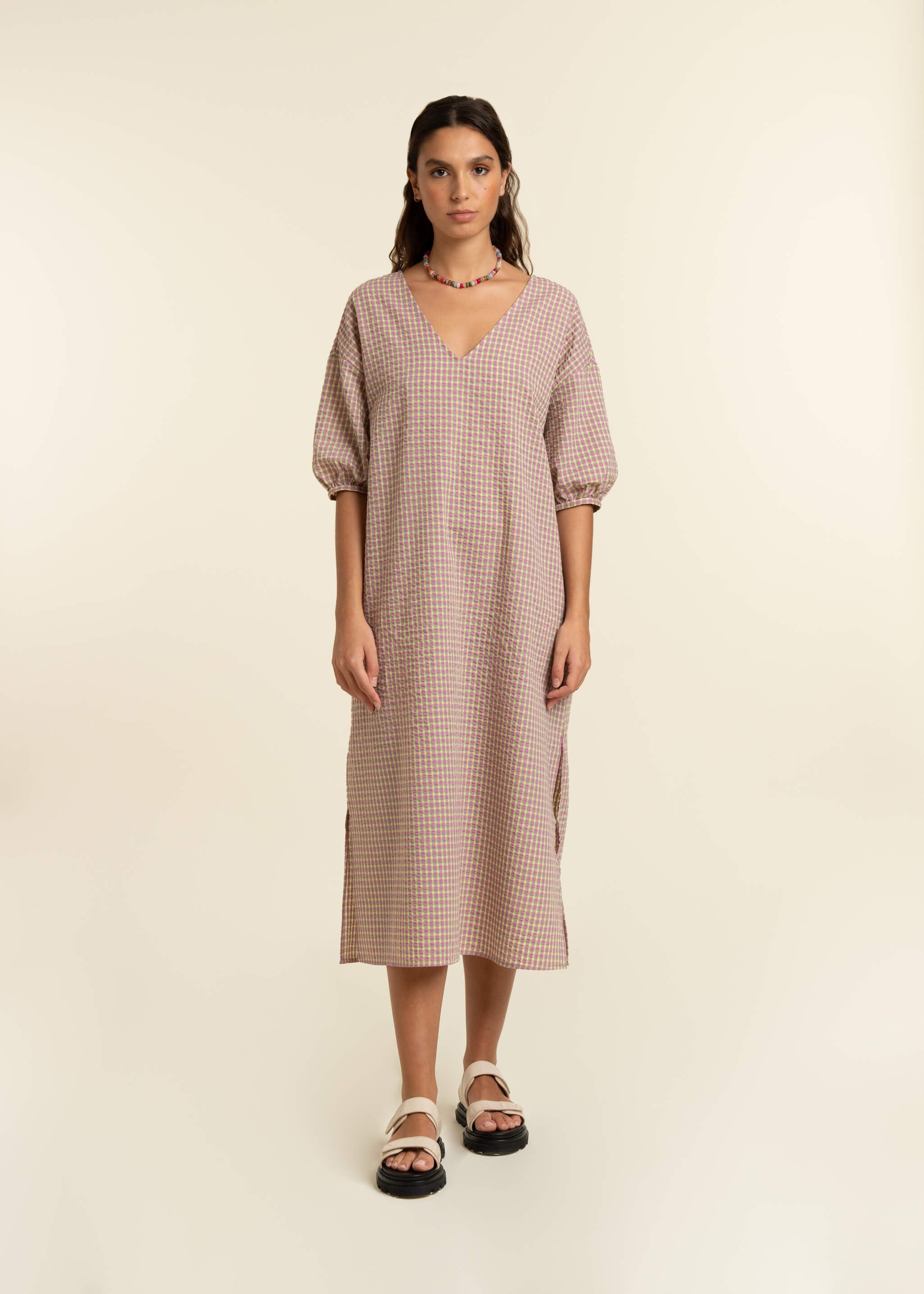 ALAIA cyclamen dress