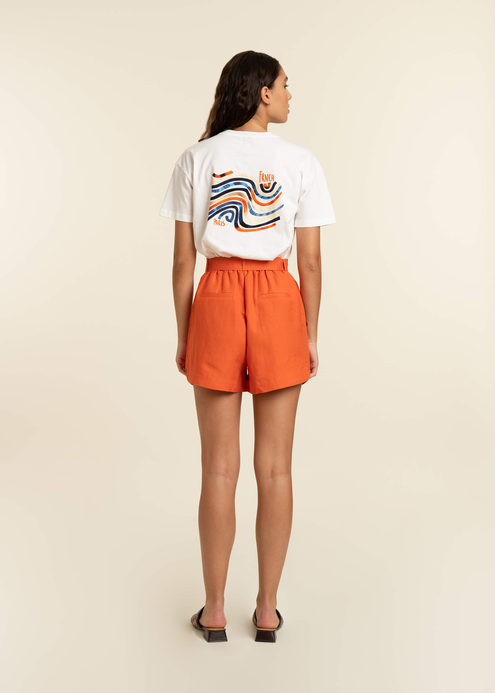 PAULA orange shorts