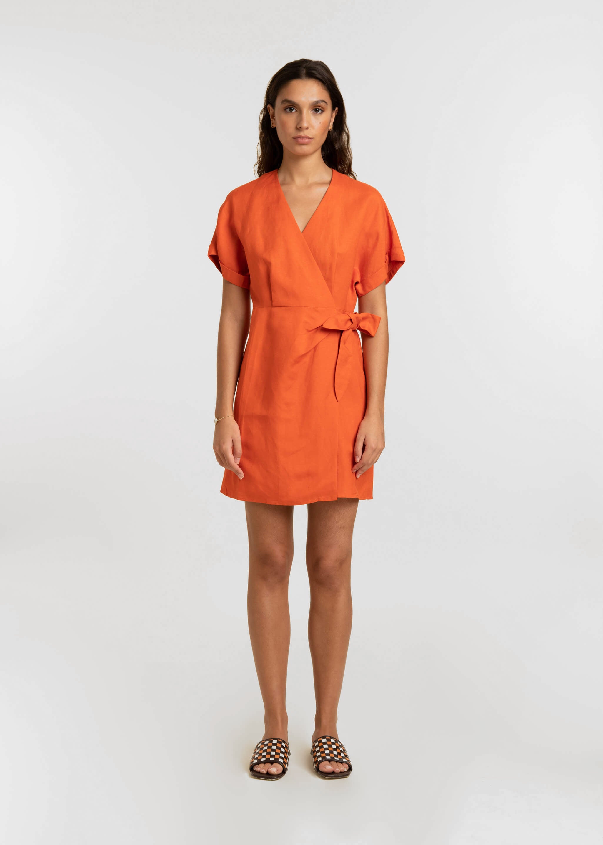 LOIS orange dress