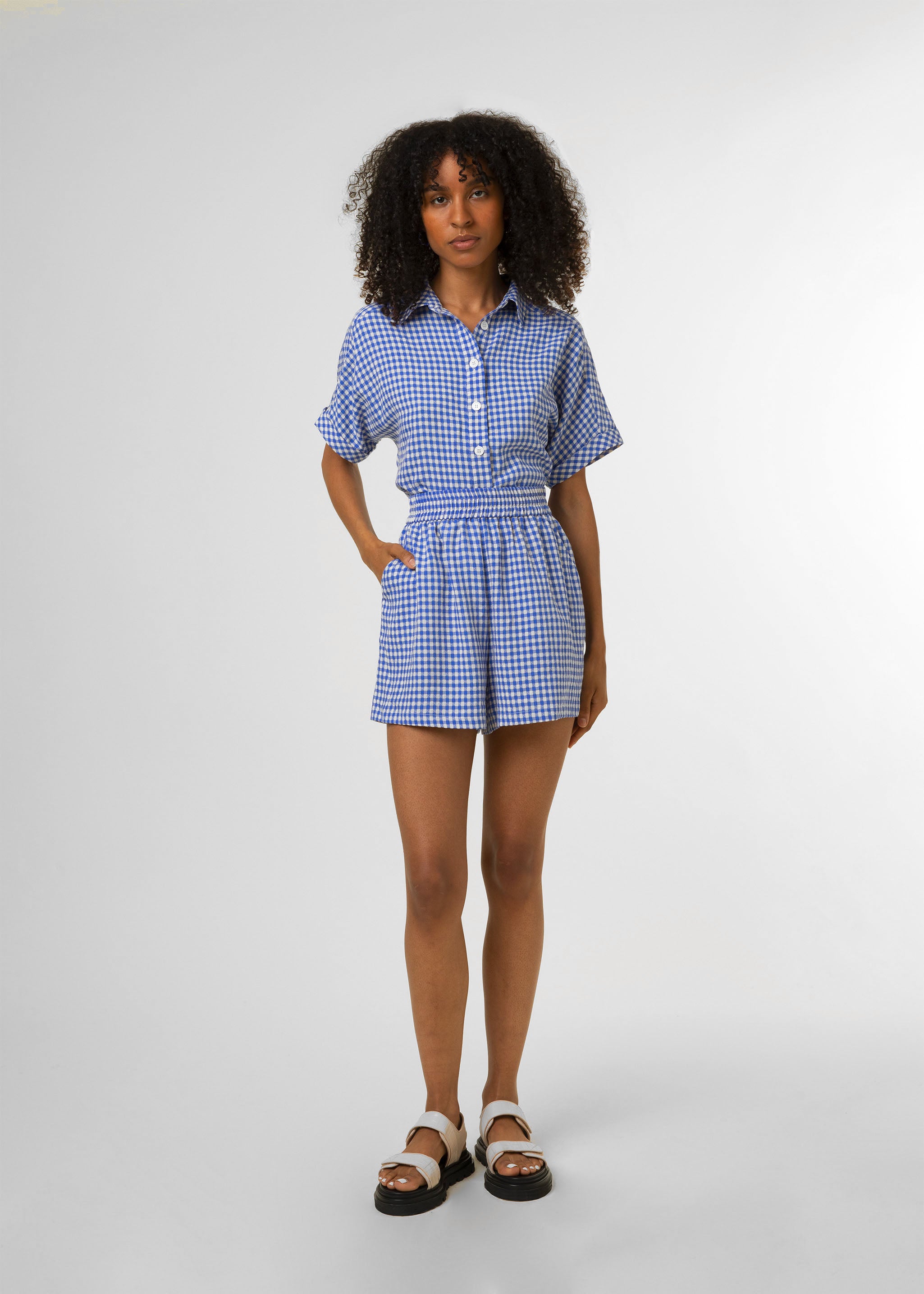 Chemise CALIE Bleu electrique