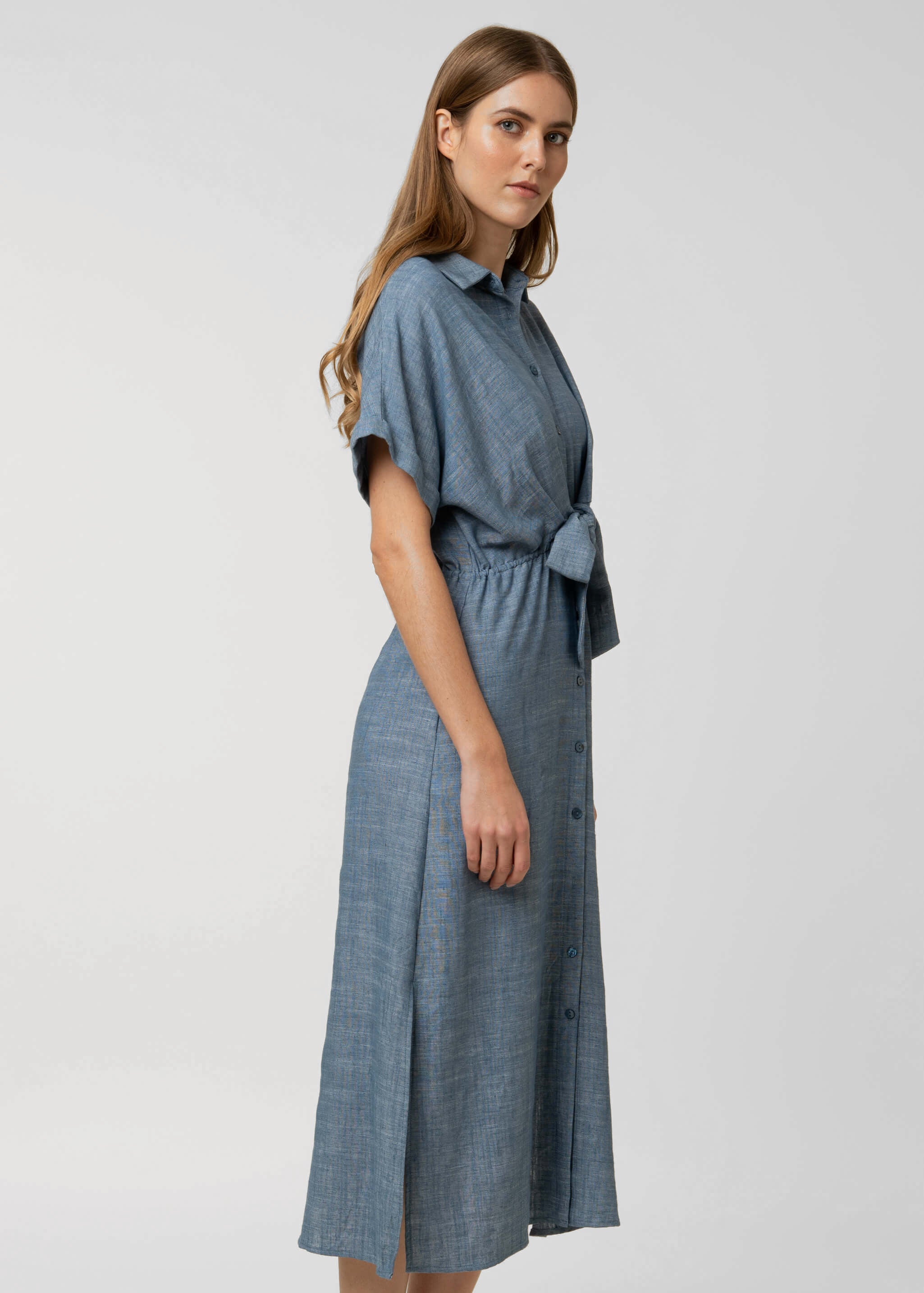 Dress blue ALIENOR