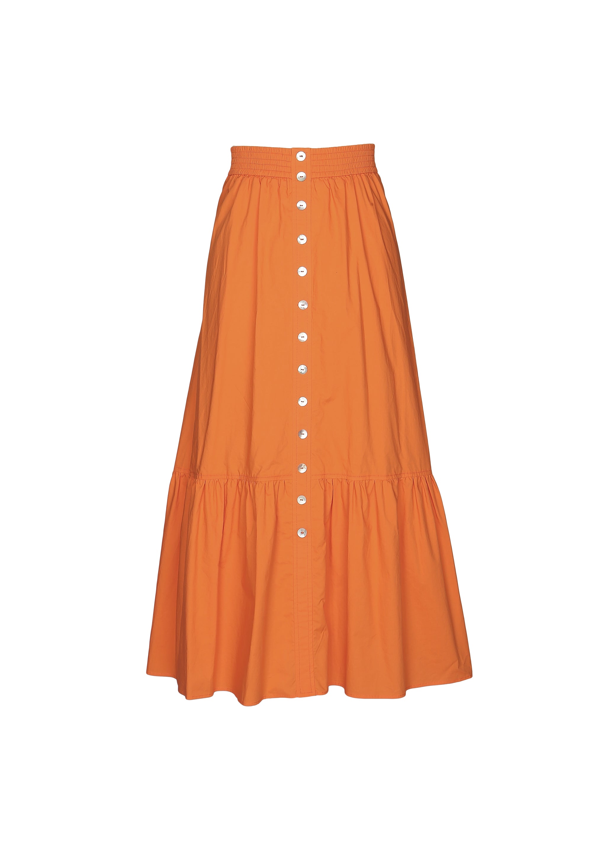 Orange CLODIA skirt