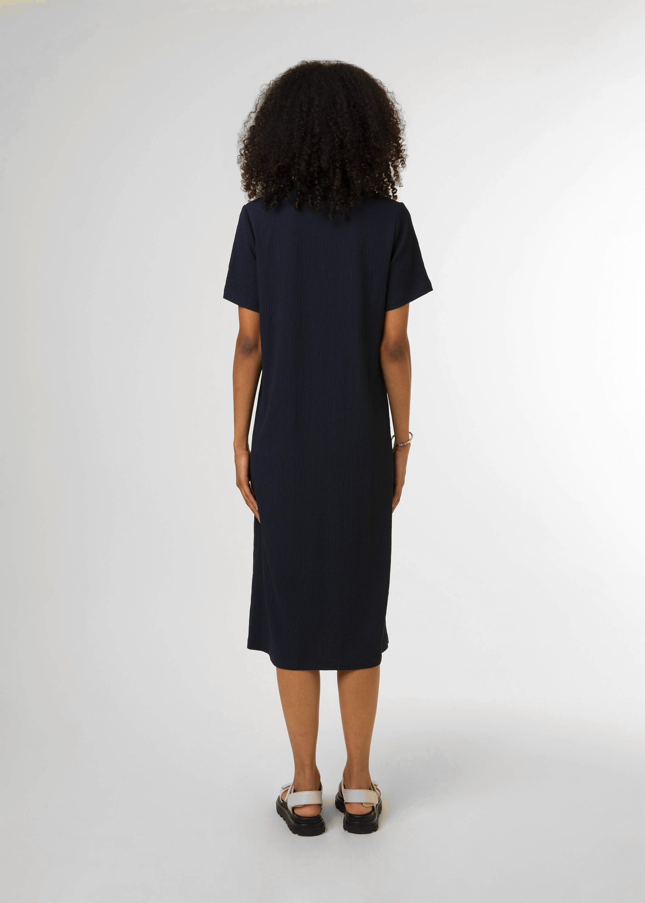 Midi dress COLINE Navy blue