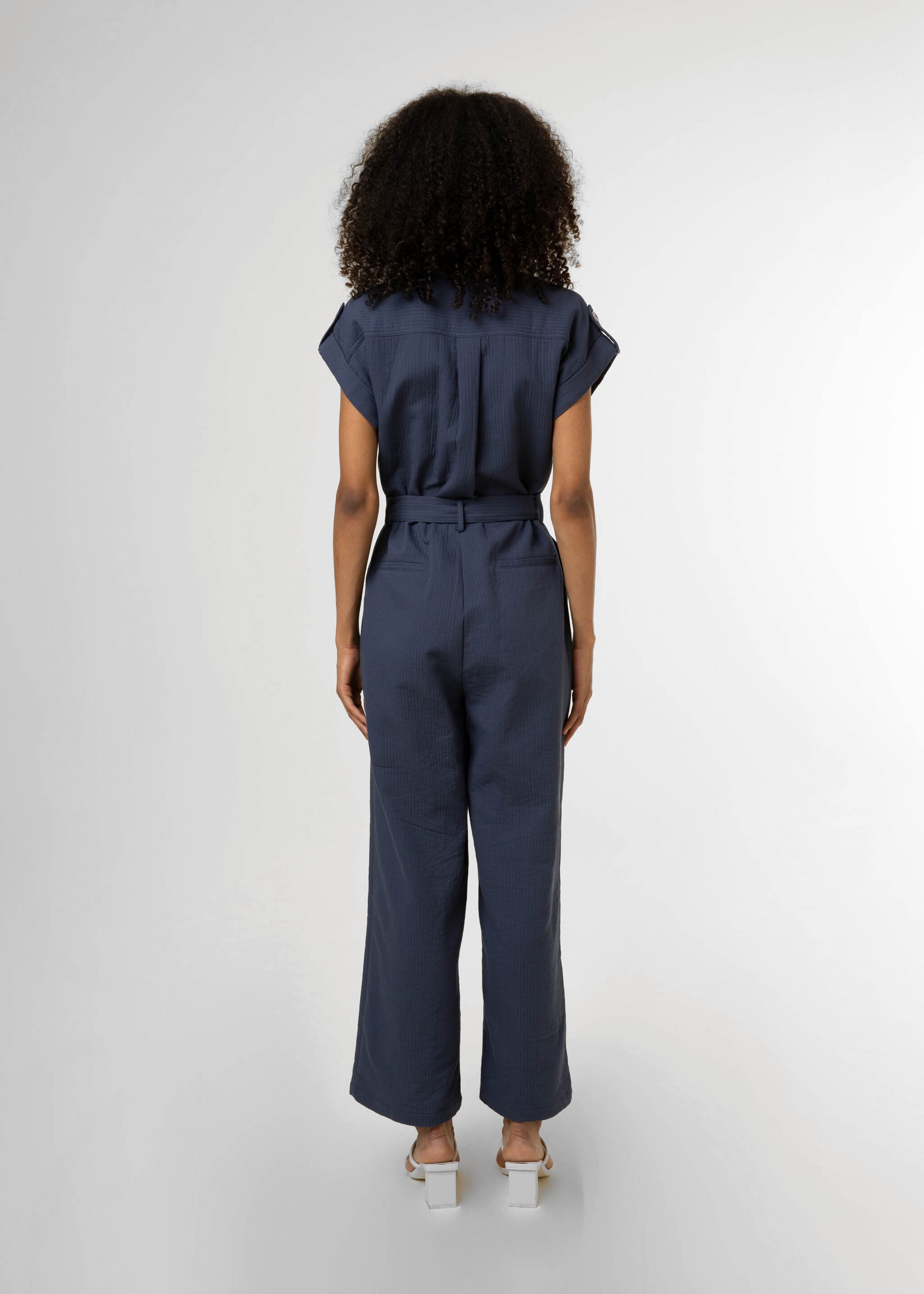 Combi pantalon JEANNE Bleu marine