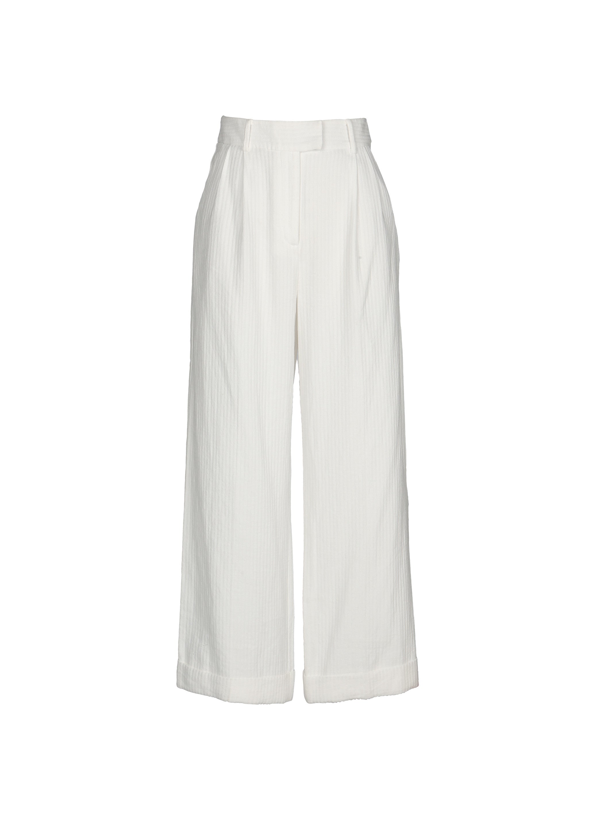 Wide-leg pants PALMIER White