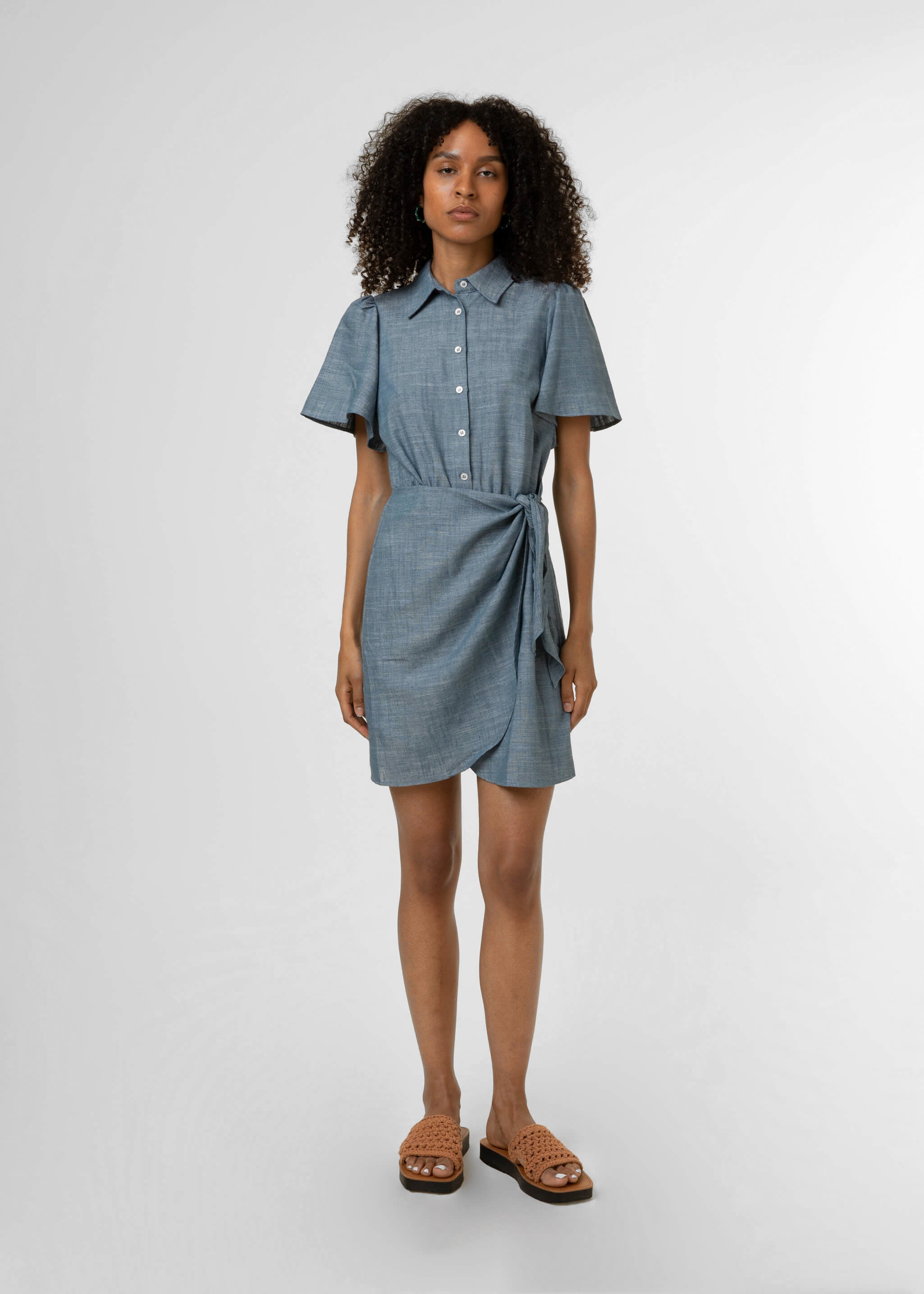 Short dress KATHLEEN Denim blue