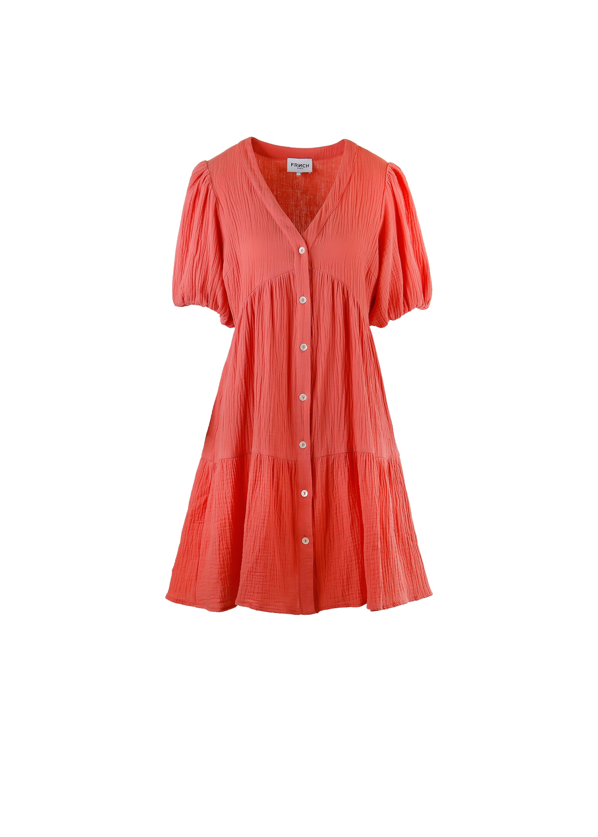 CINDY short coral dress