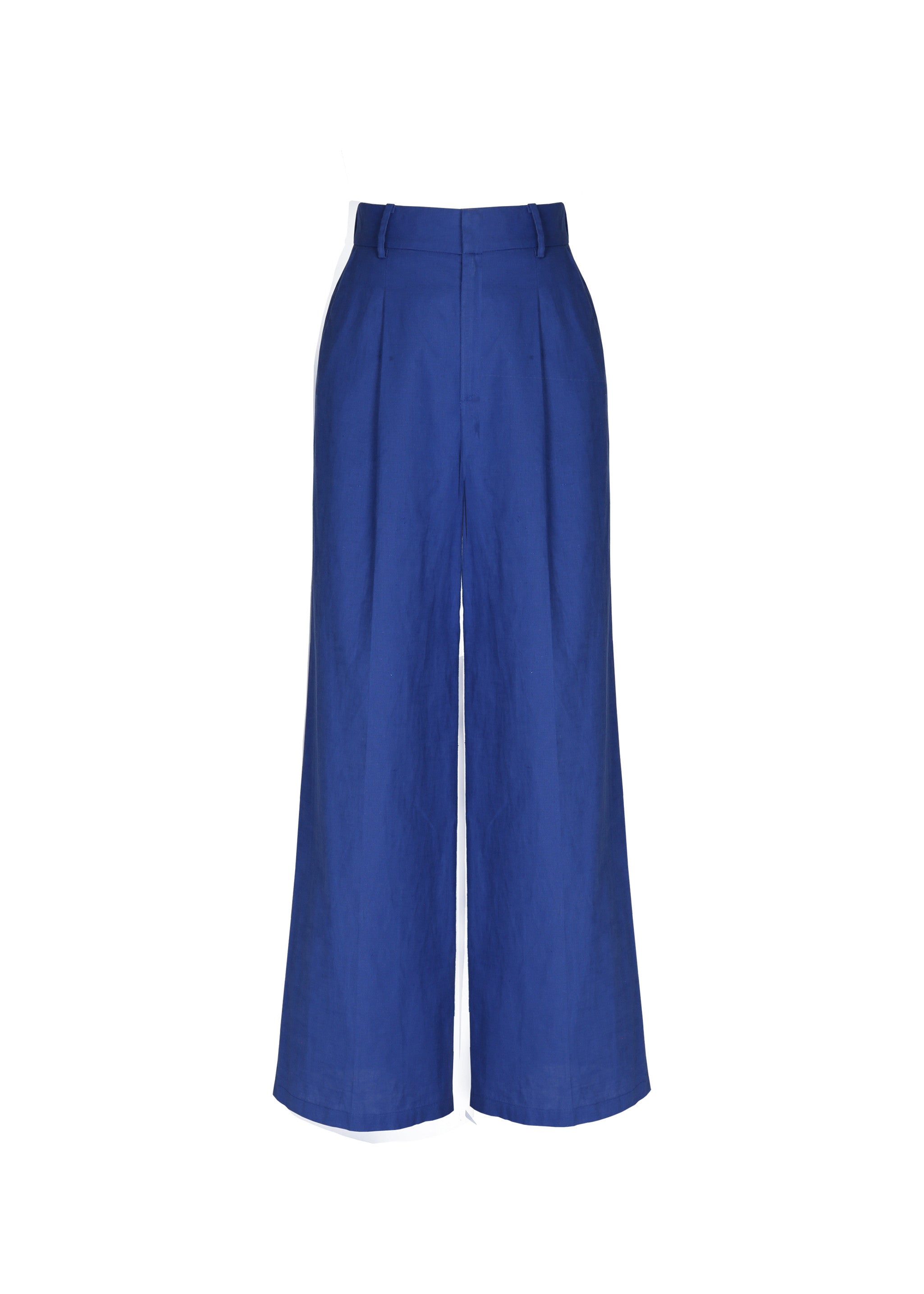 PAVERDY electric blue wide pants