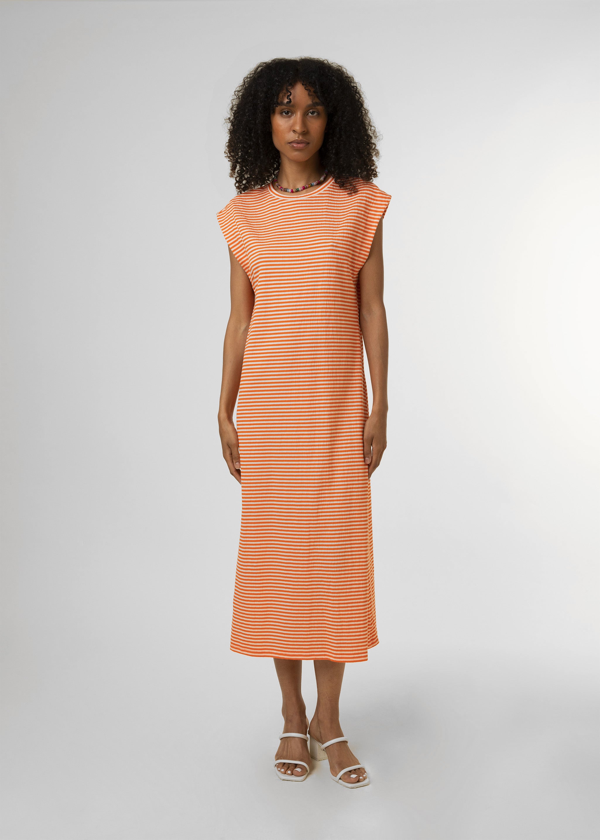 Robe midi ANTONELLA Orange