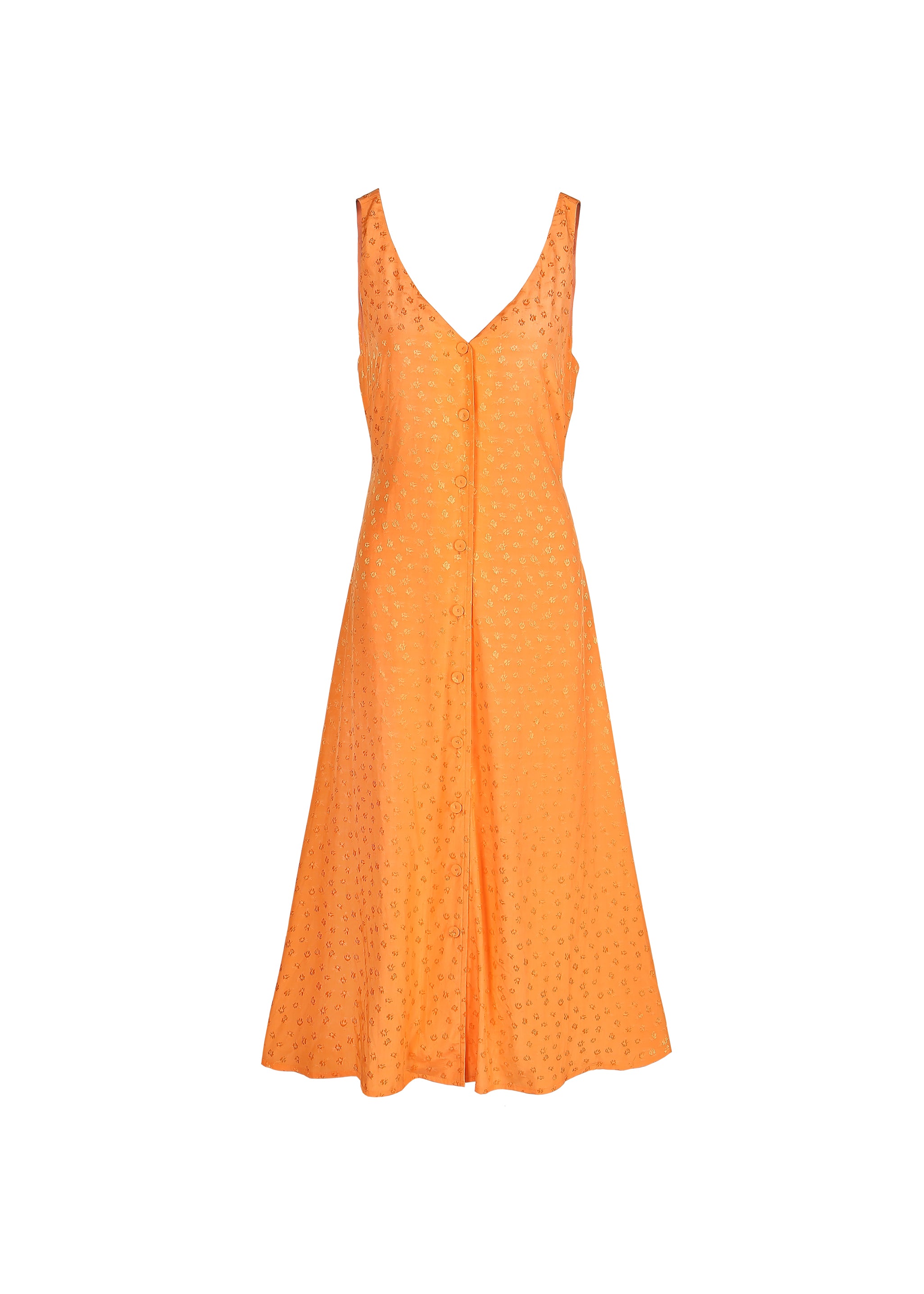 CECILE orange dress