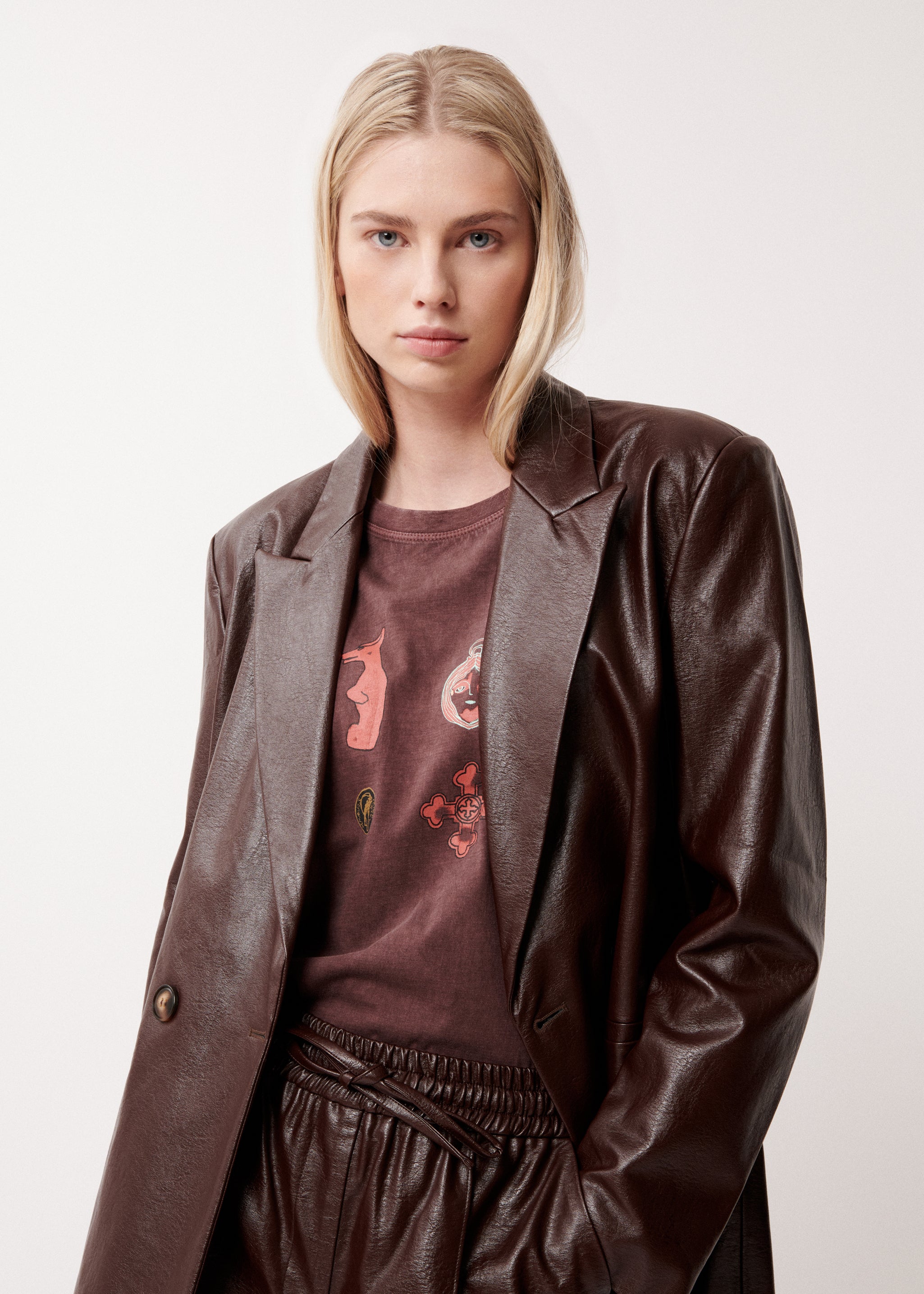 CHOCOLATE GARANCE BLAZER