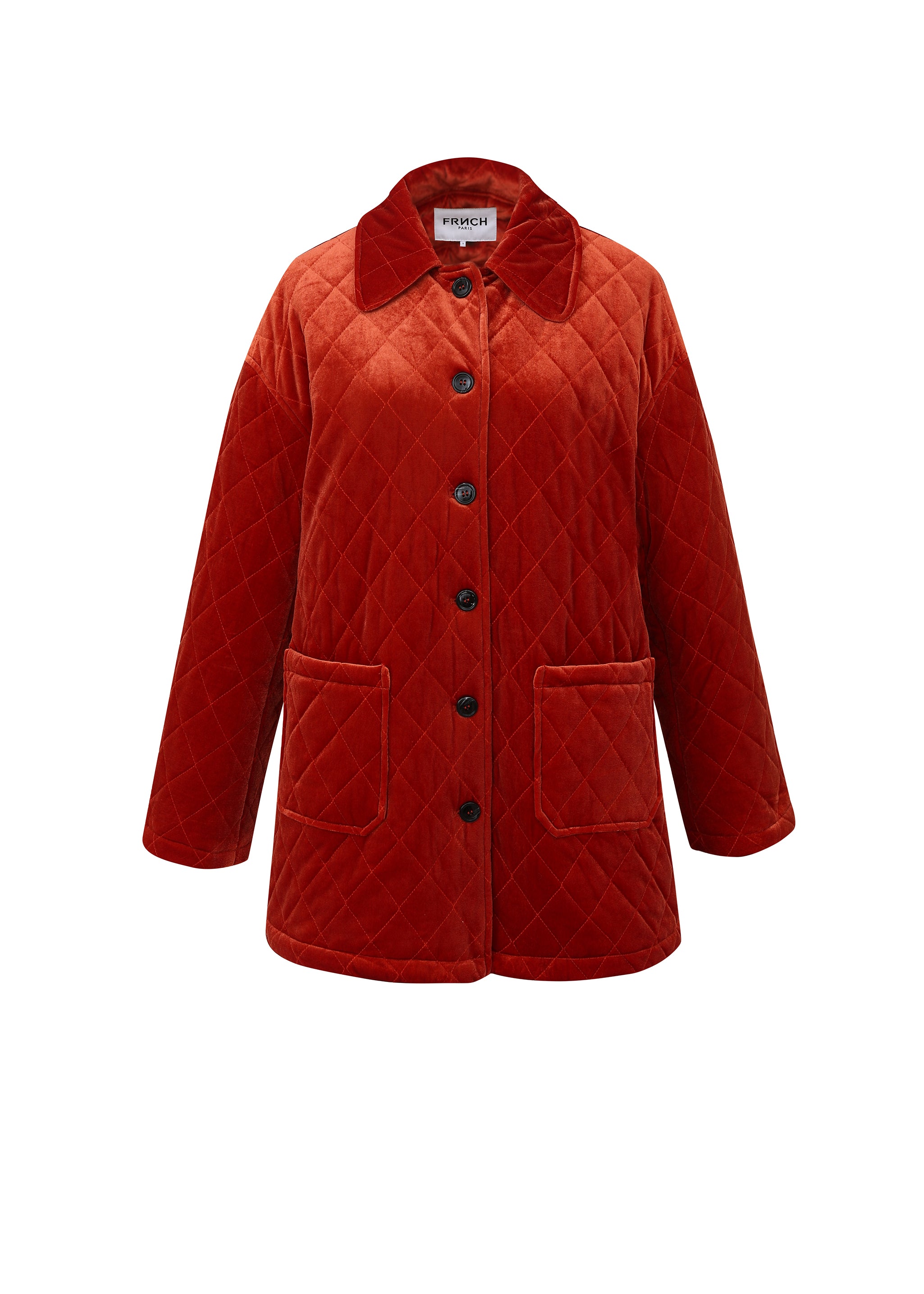 MANTEAU LAIA ORANGE BRULE