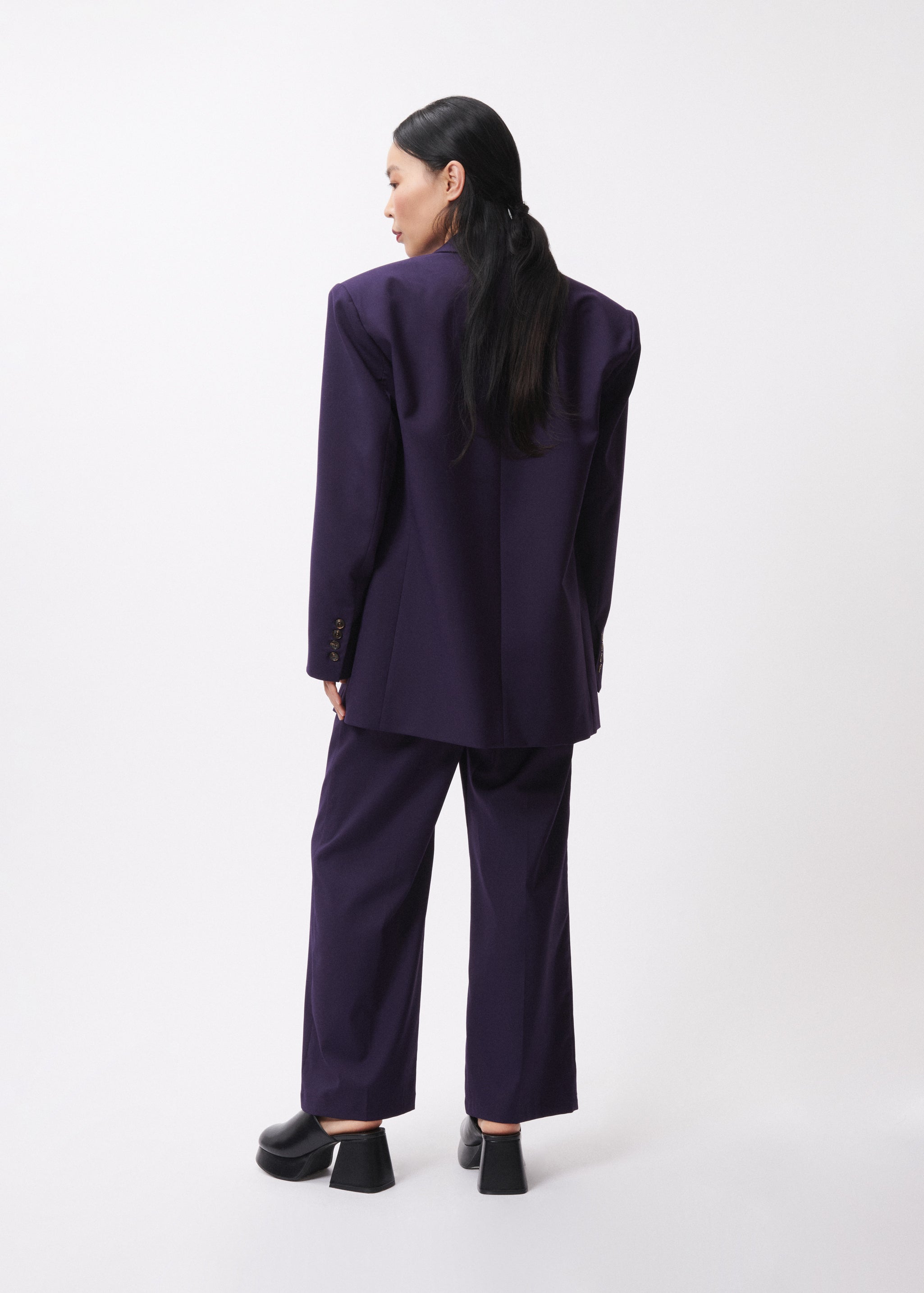 SAMIRA PURPLE BLAZER