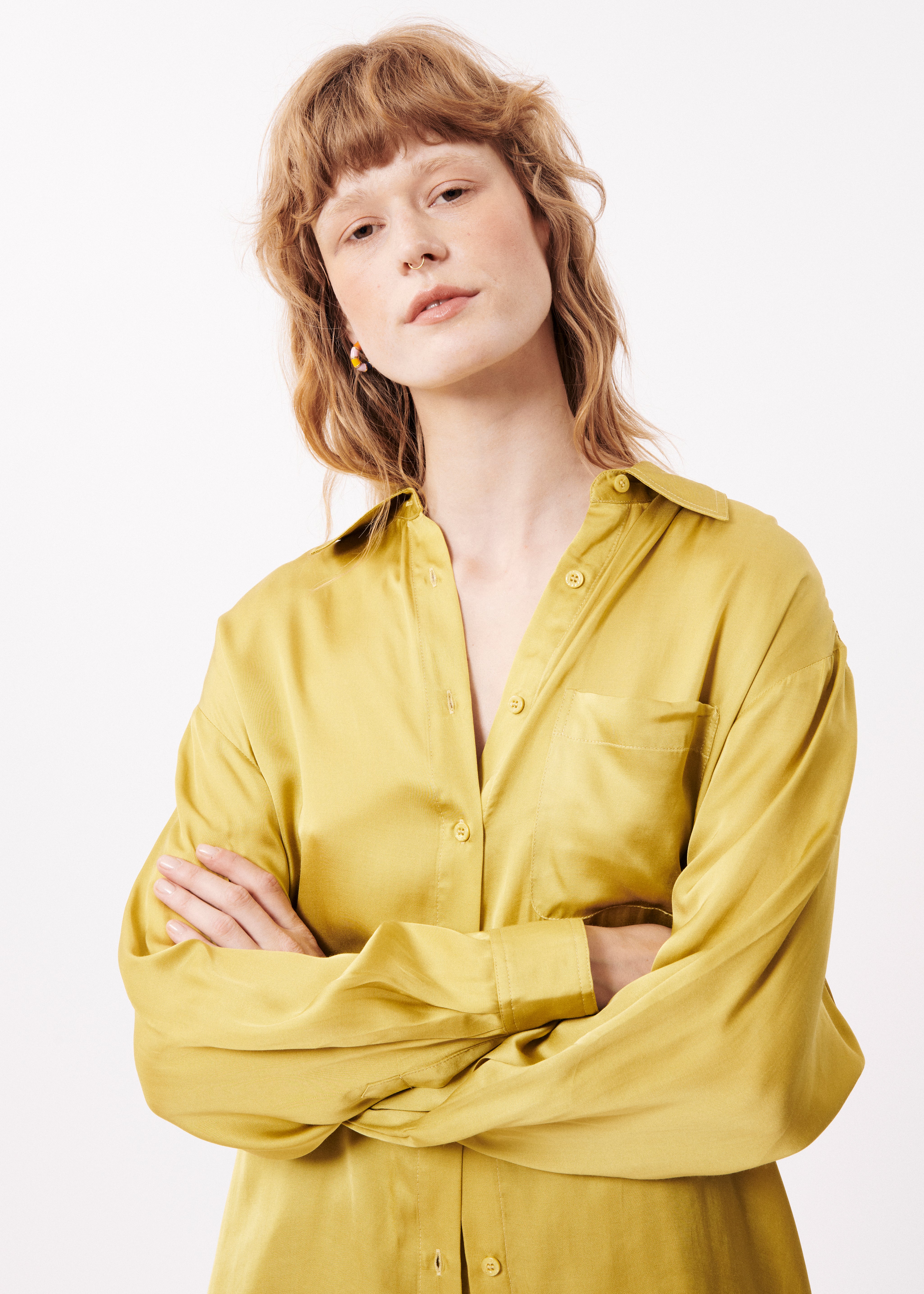 ALICA OLIVE SHIRT