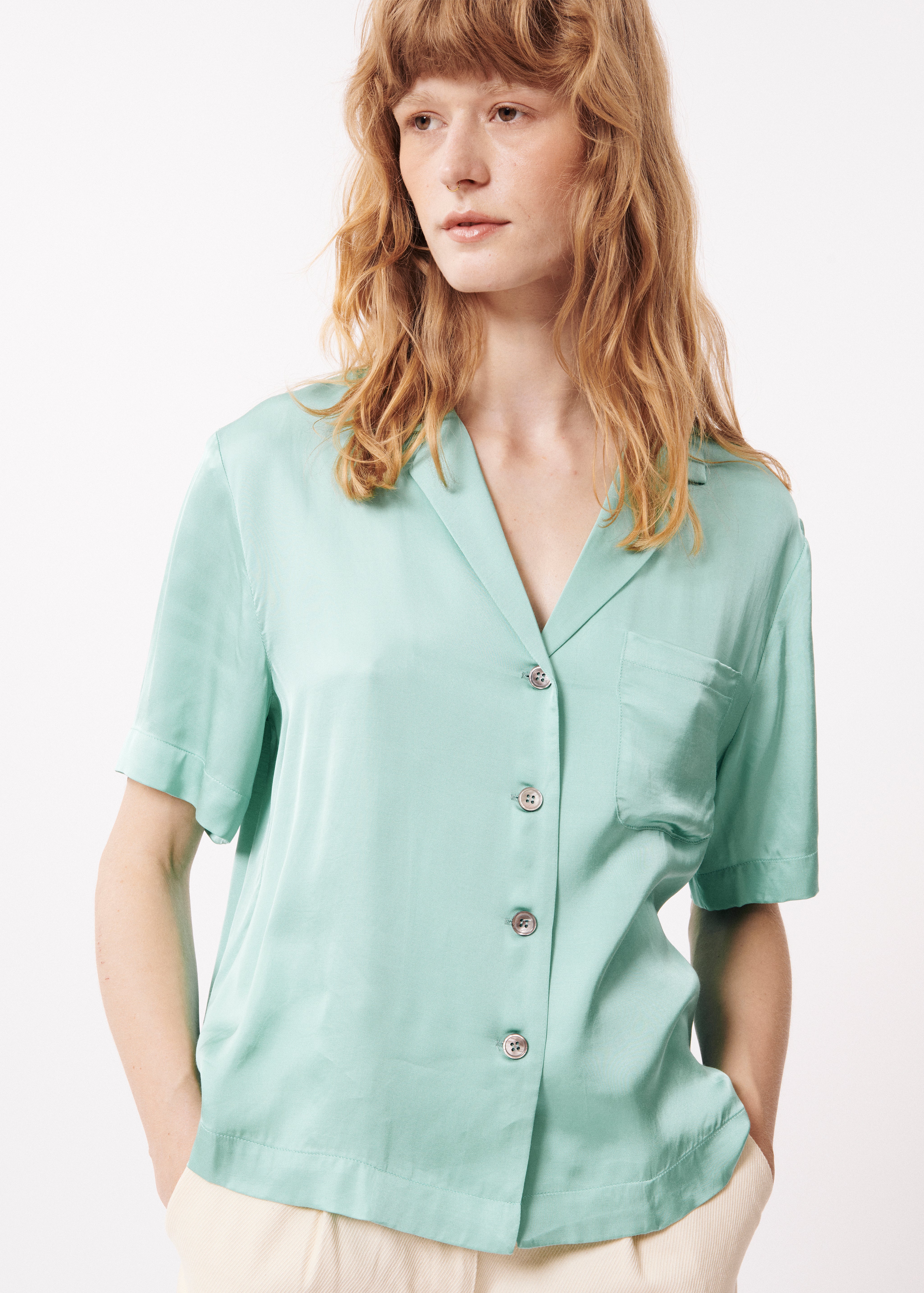 CHELLY TURQUOISE SHIRT