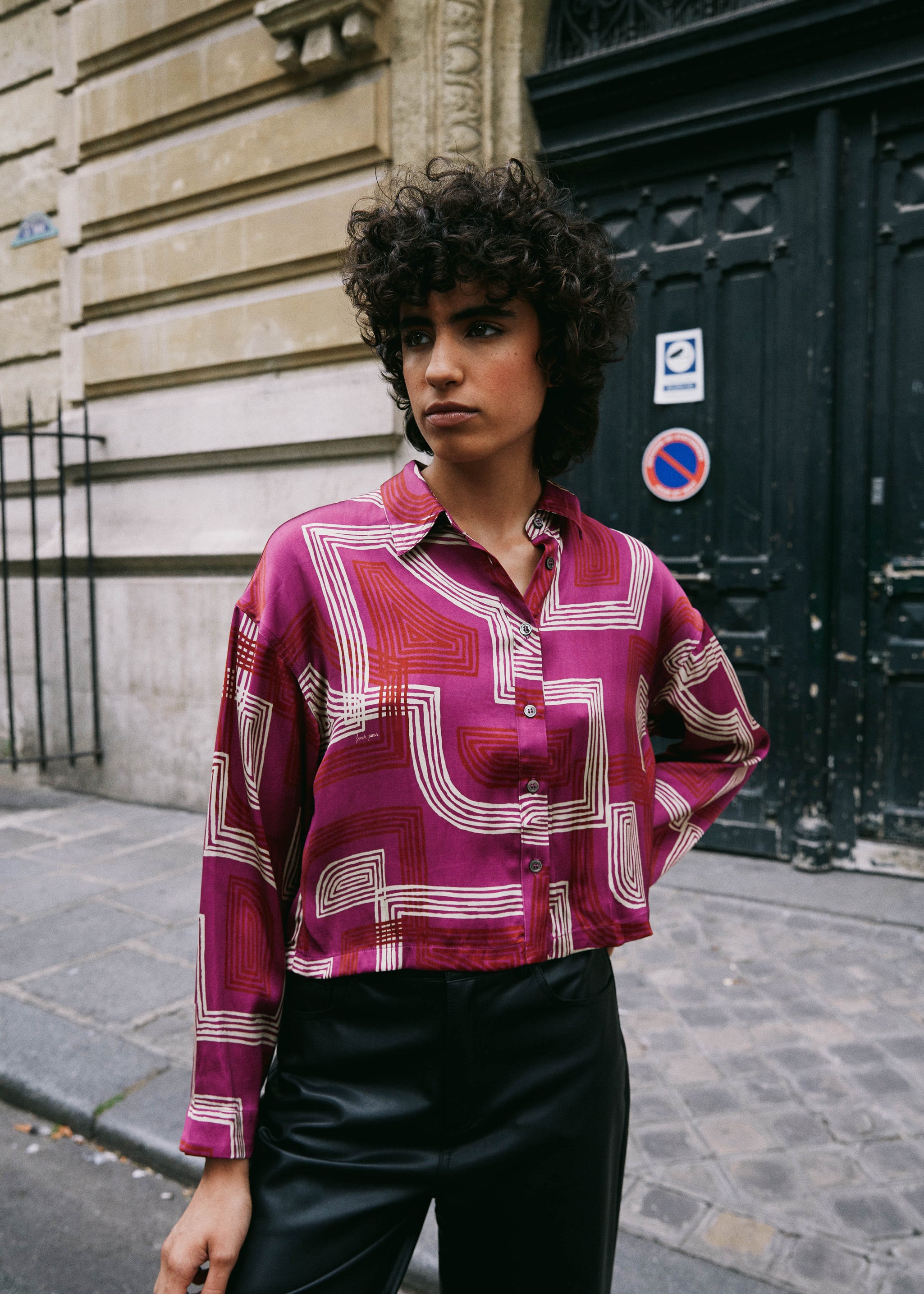 Chemise POLLY Maze fuchsia