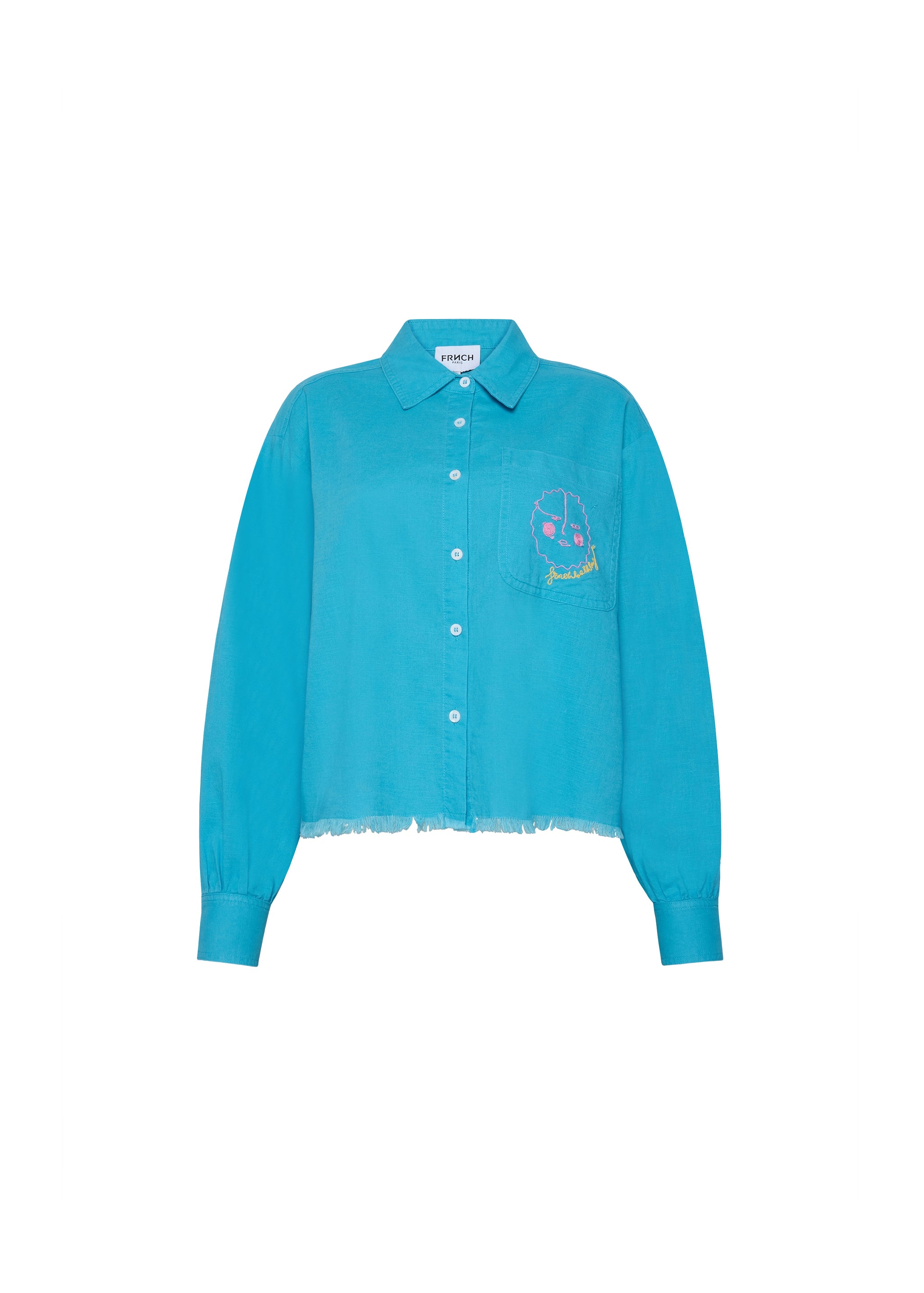 CARLITA BLUE AZUR SHIRT