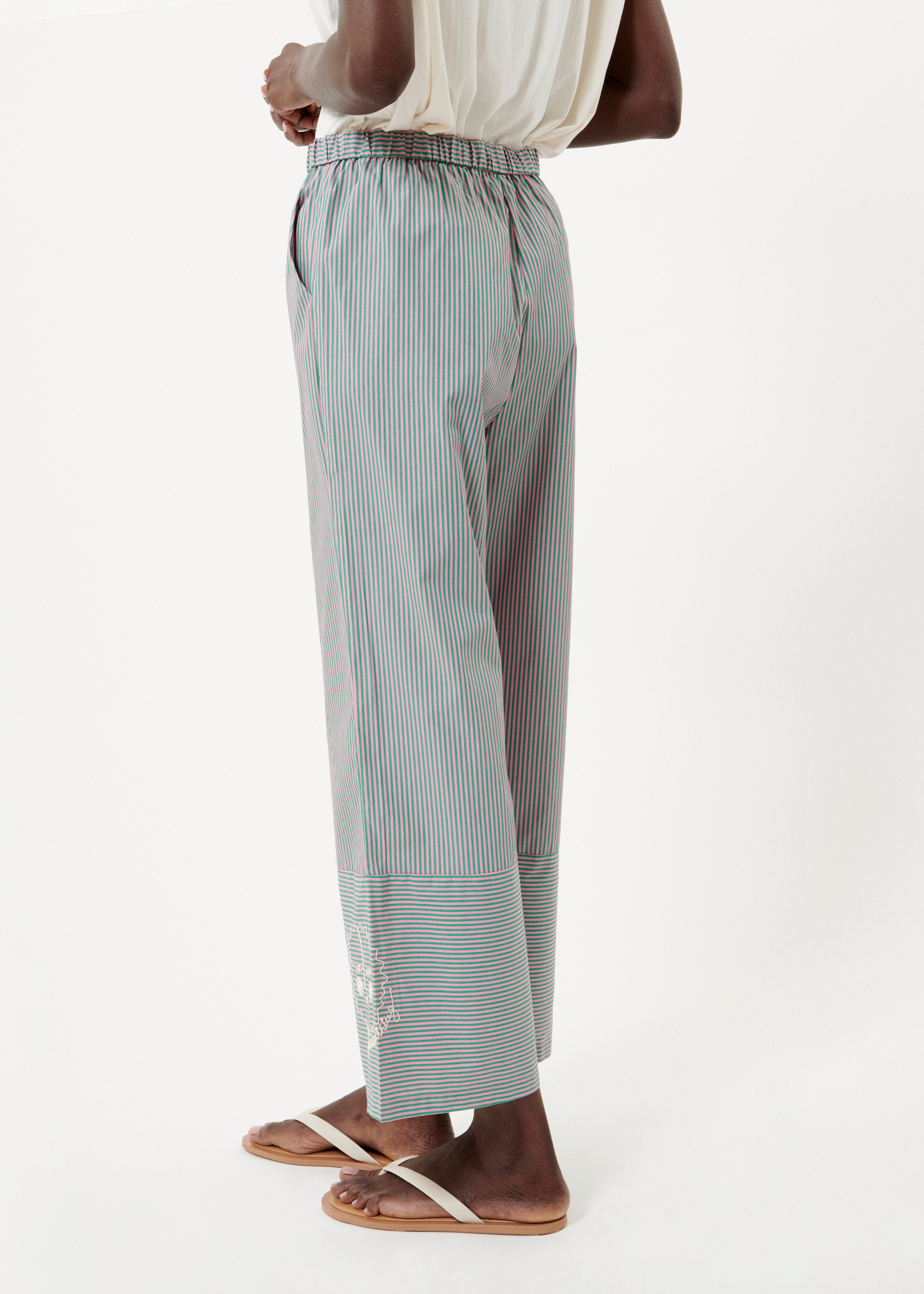 Pantalon ELOANE Rose vert