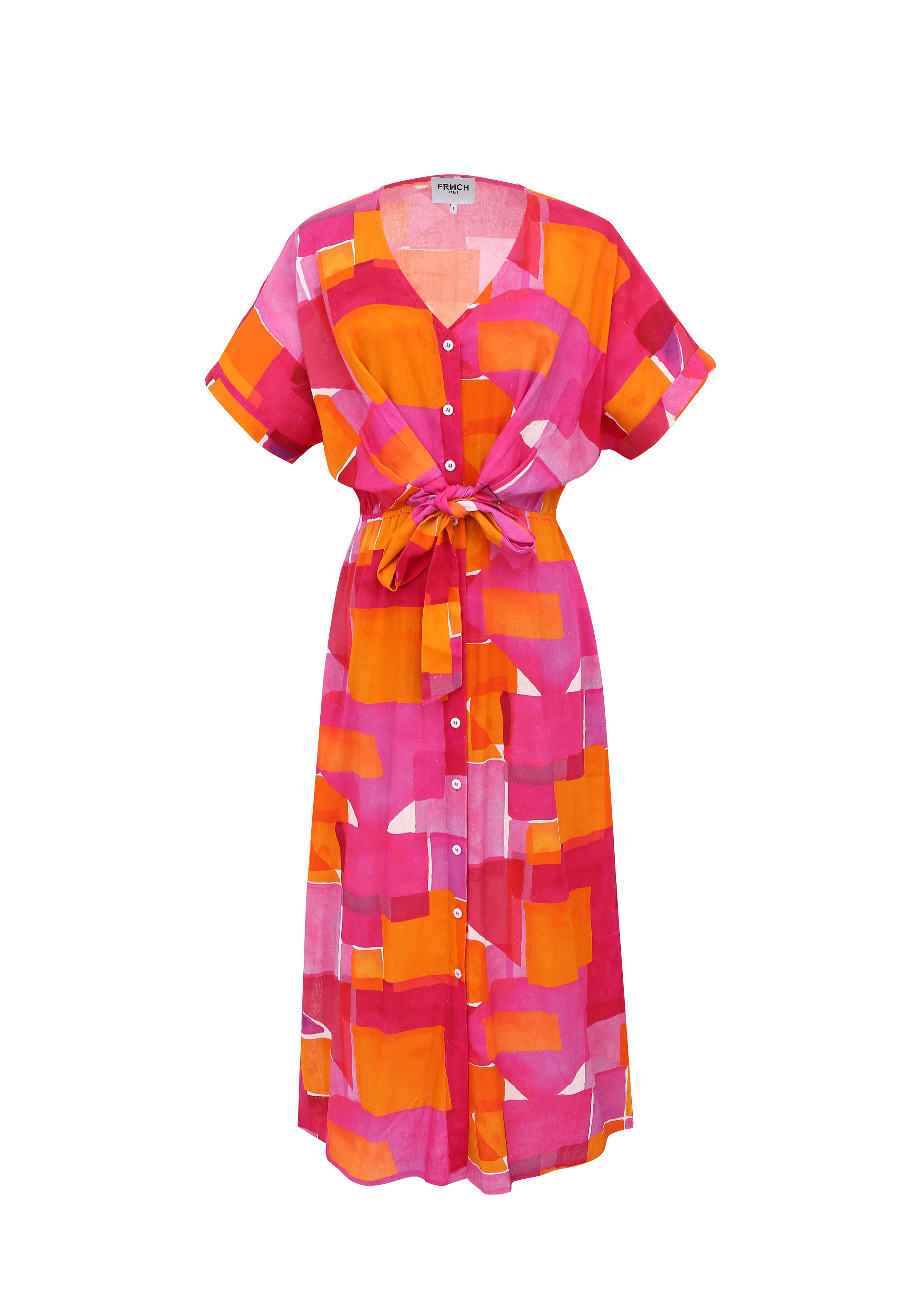 Robe PERRINE Geo pink