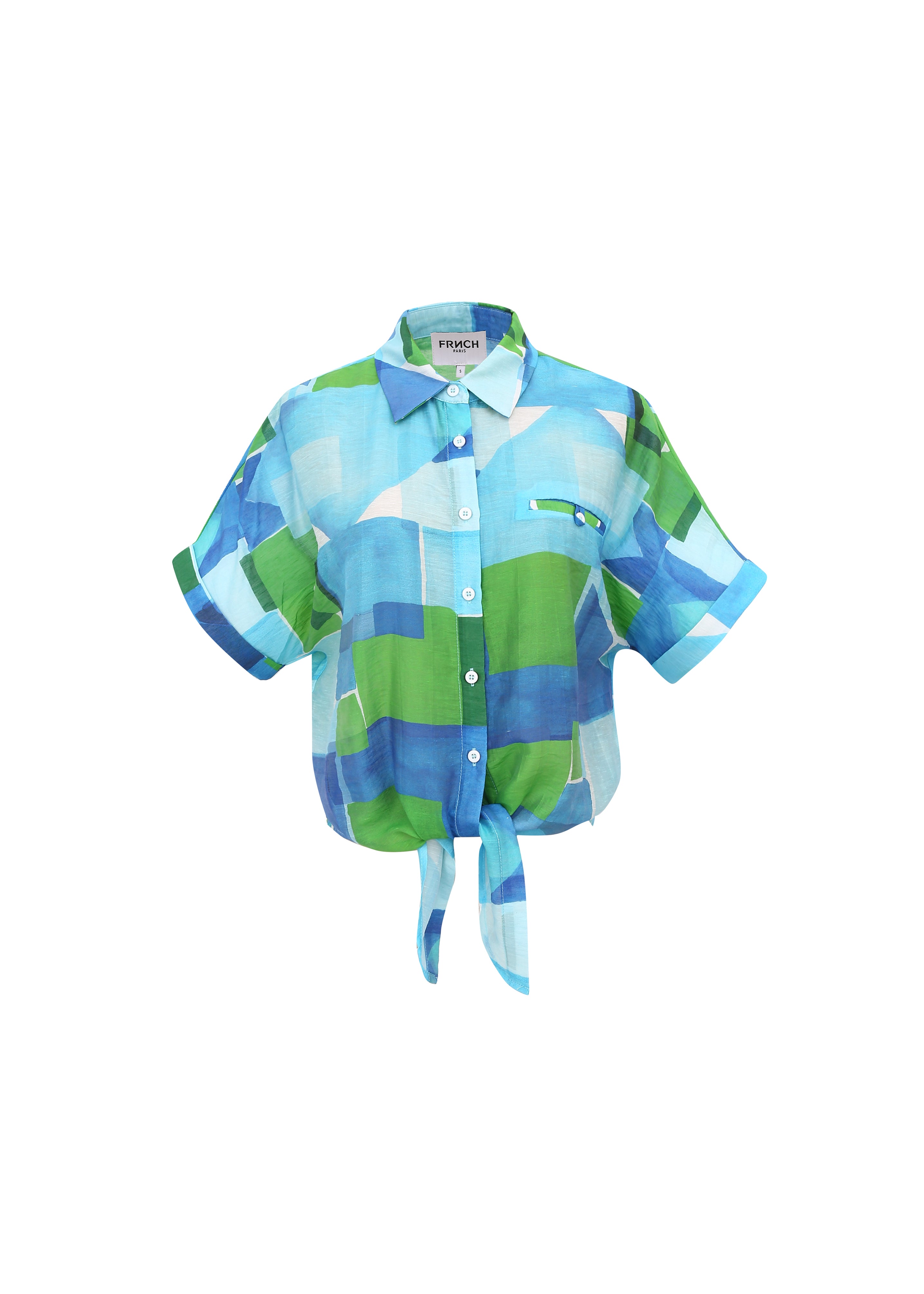 CANDYS GEO BLUE SHIRT