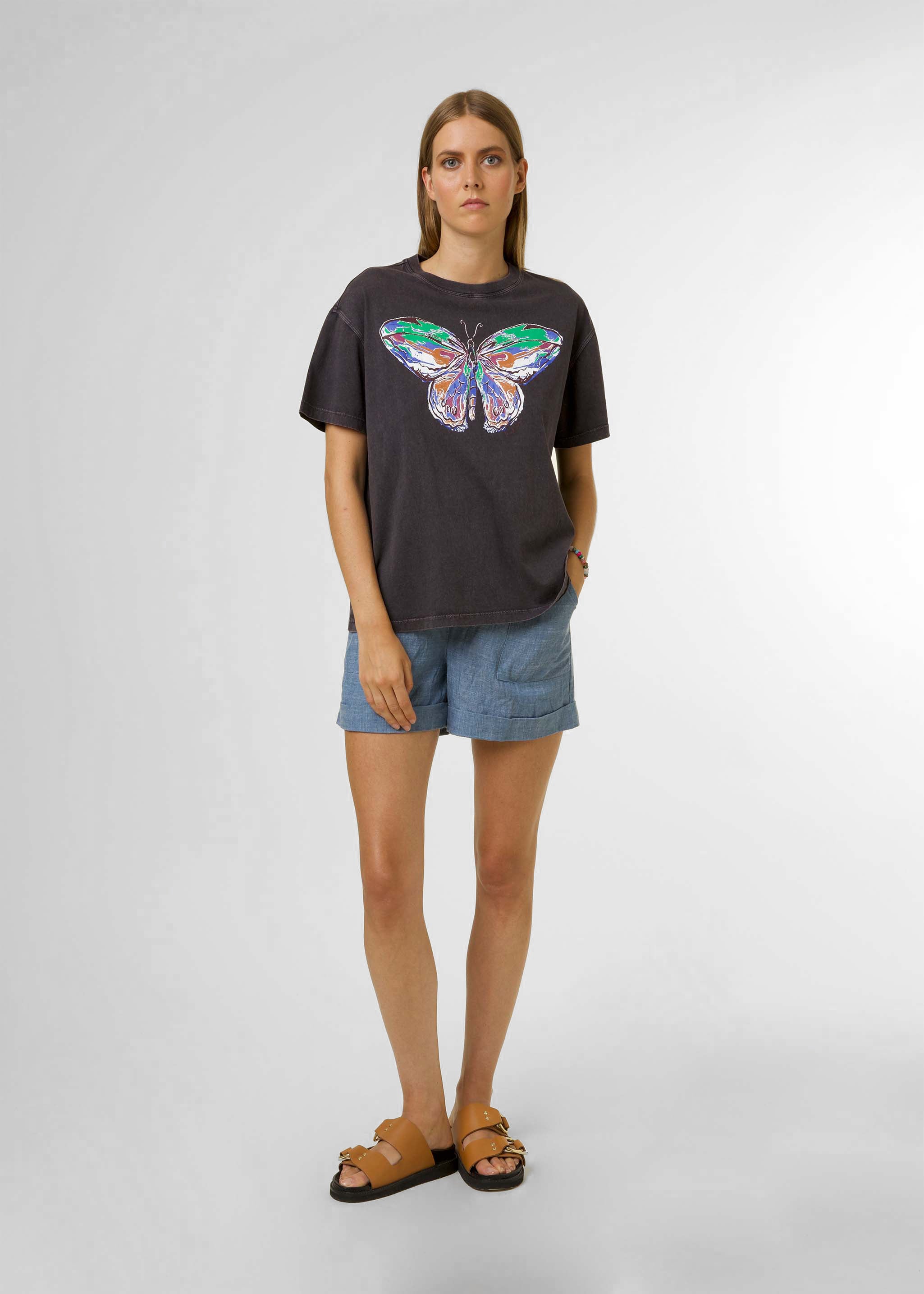 T-shirt PAPILLON Anthracite