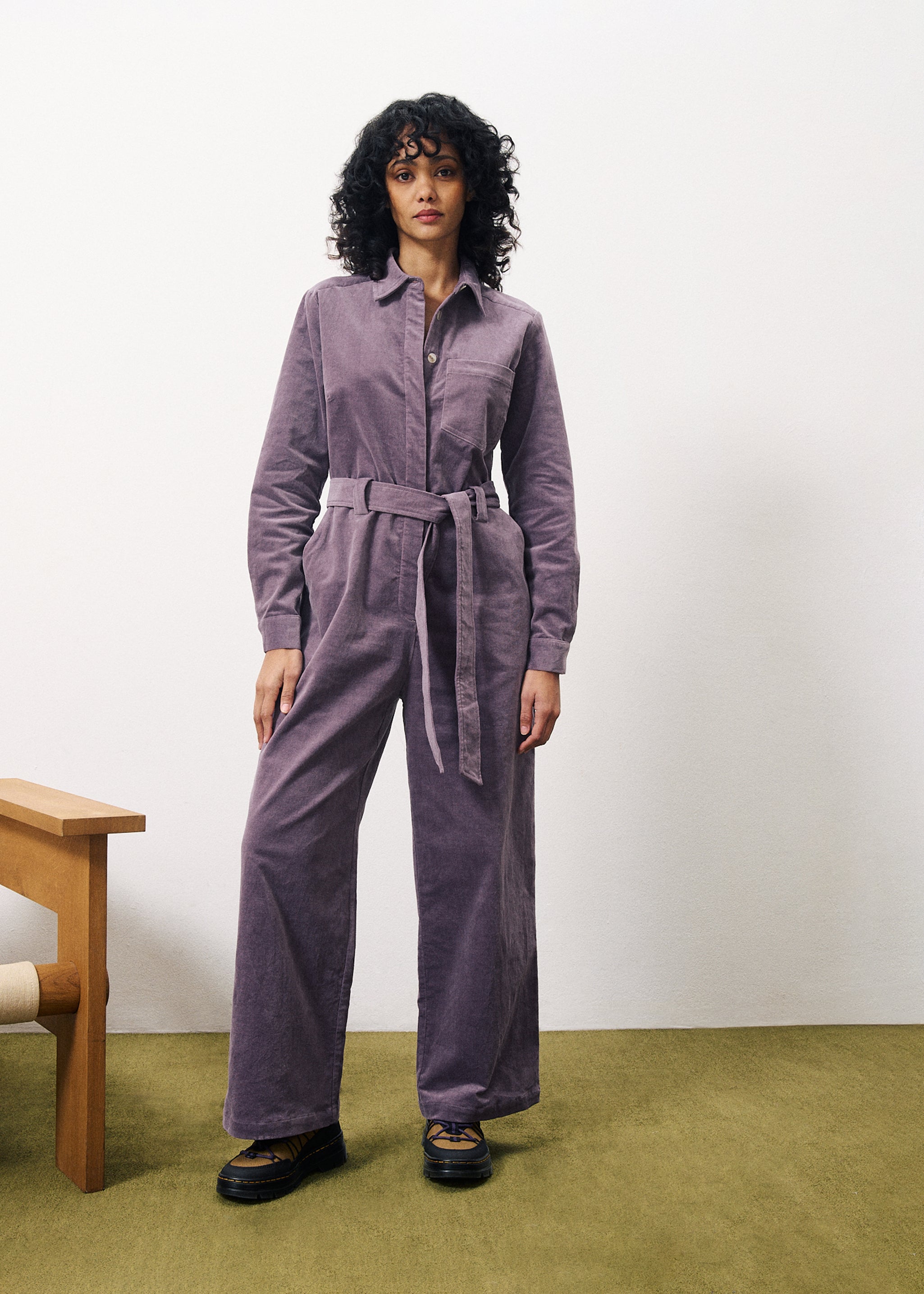 ALYA Purple Jumpsuit