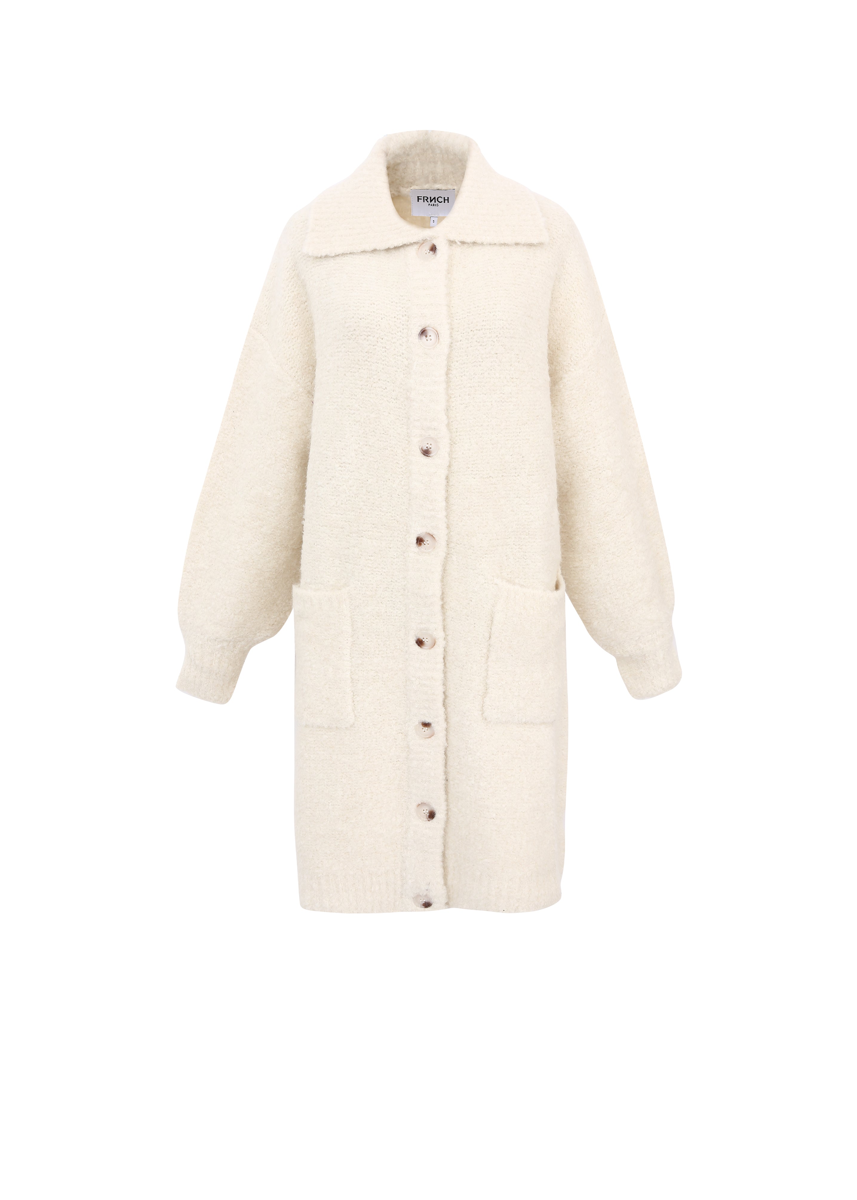 Gilet long SCHANA Creme