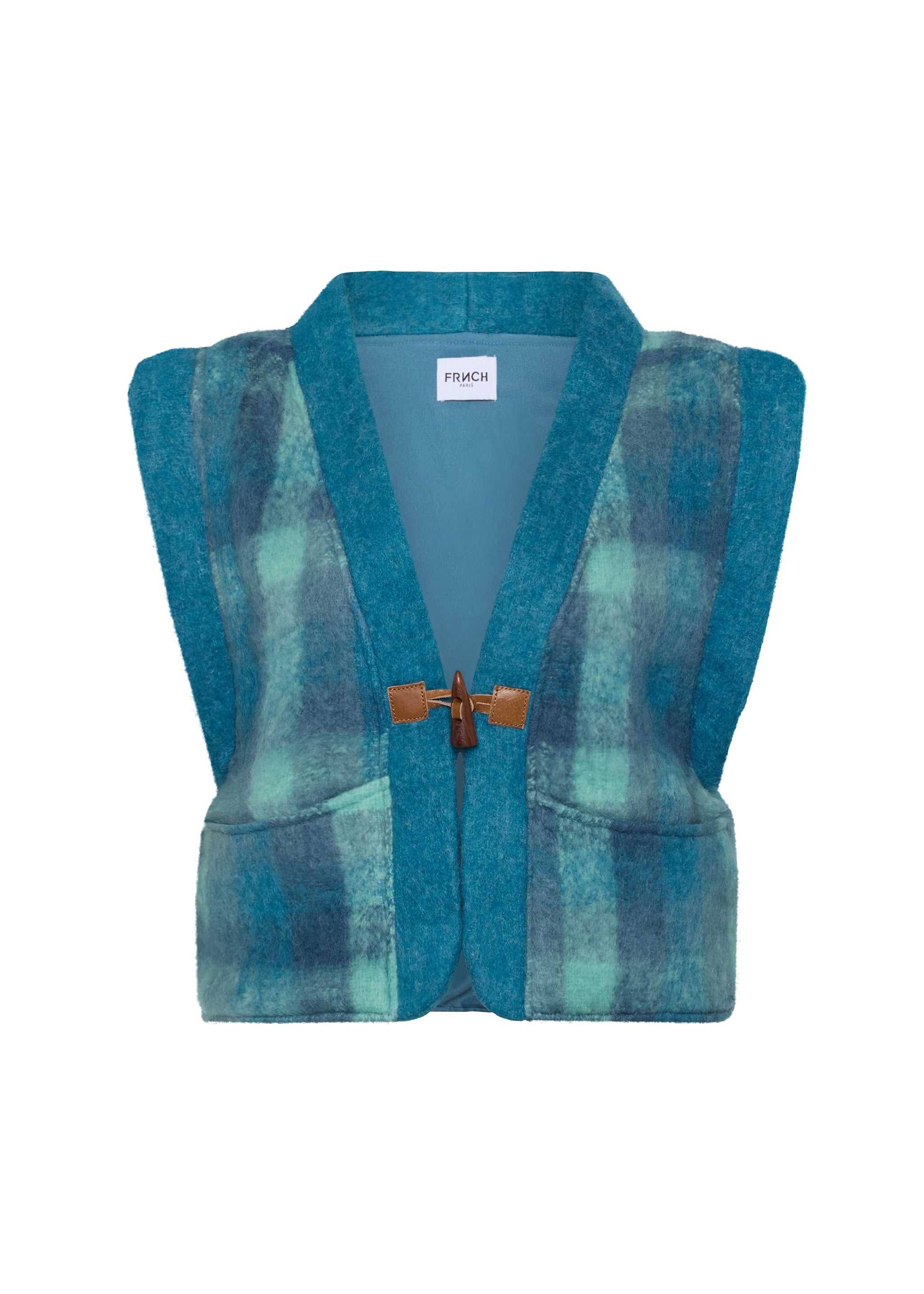 Gilet PAULINA Bleu petrol