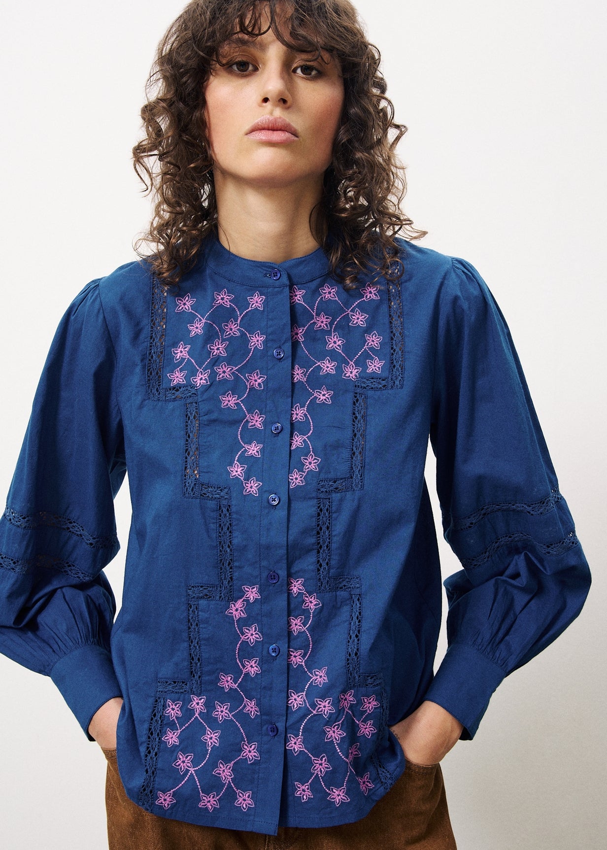 Blouse EVALEEN Bleu marine