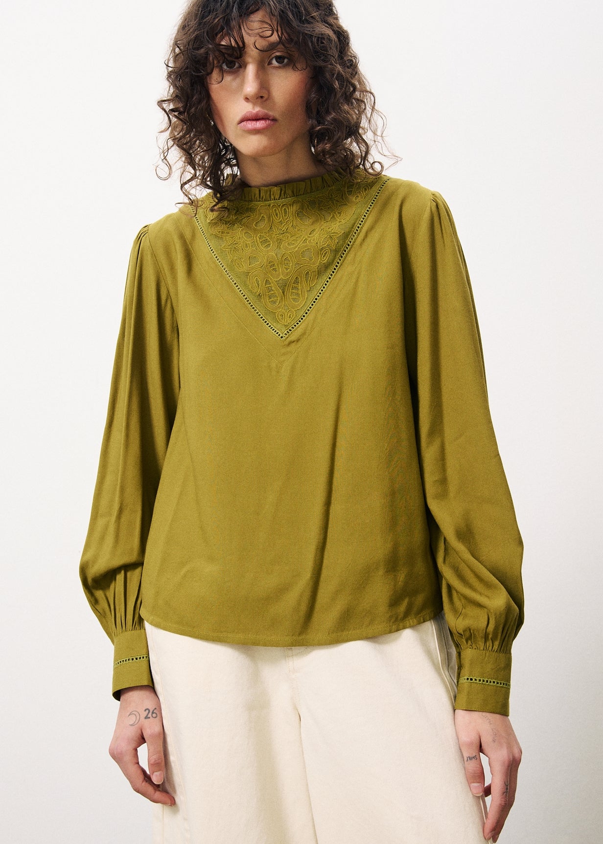 LISENN Green Blouse