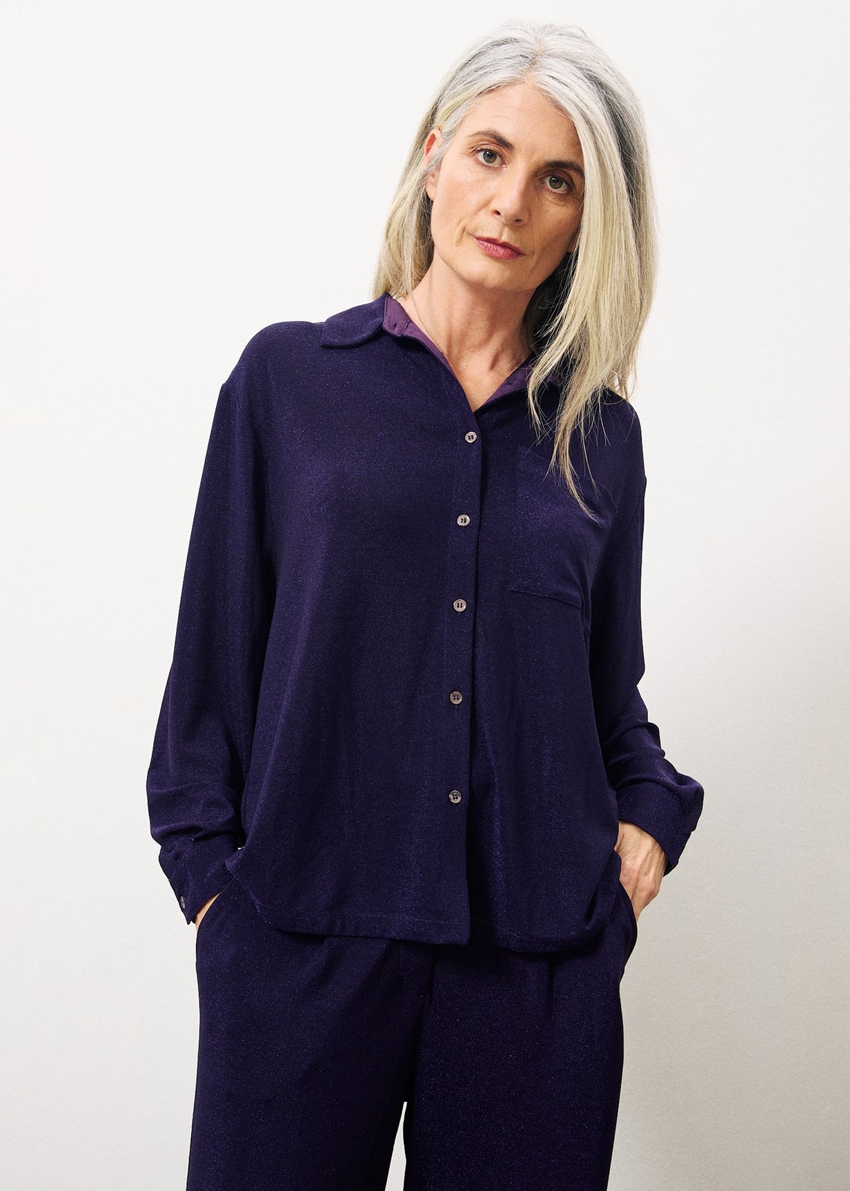 CARLA Purple Shirt