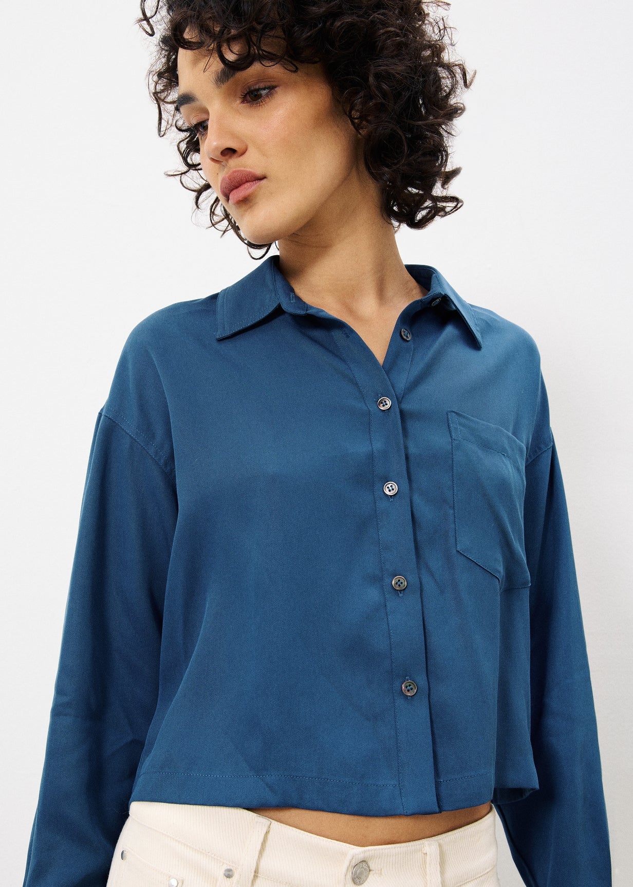 Chemise POLLY Bleu petrole