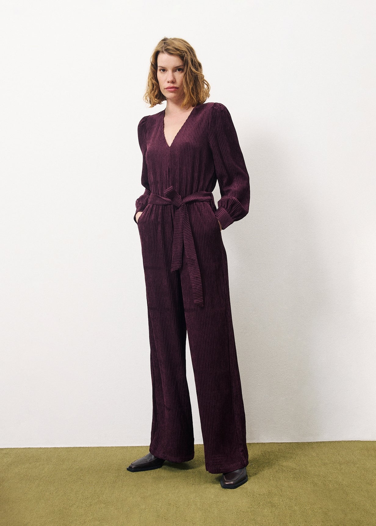 Combi-pantalon MADLEEN Bordeaux