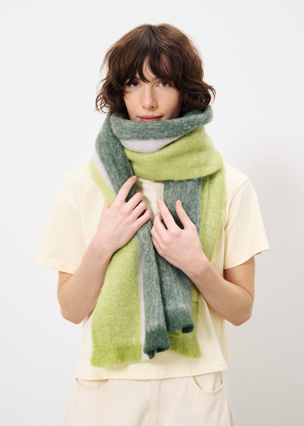 WINNIE Green Scarf