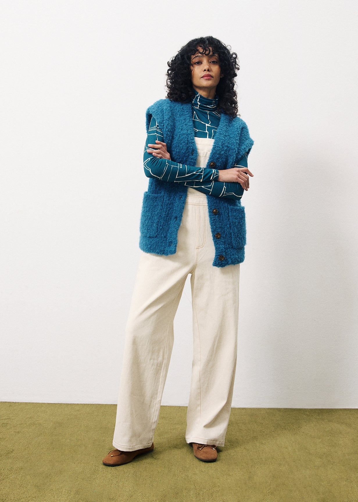 MAGALY Blue Cardigan