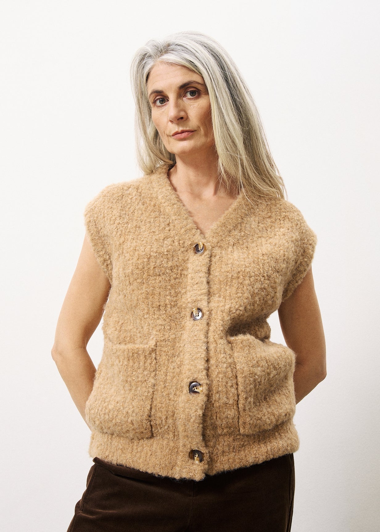 Gilet MAGALY Camel