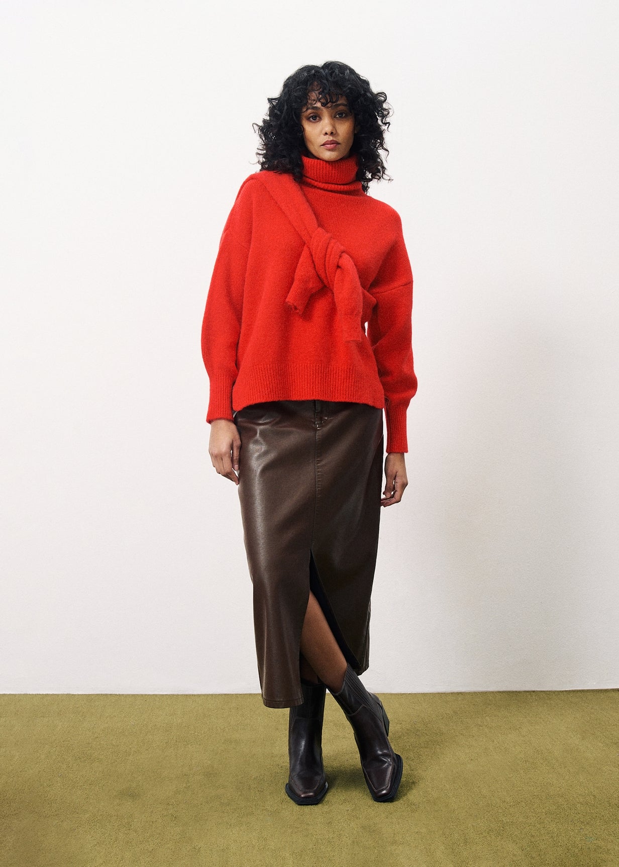 NASSIA Brown Skirt