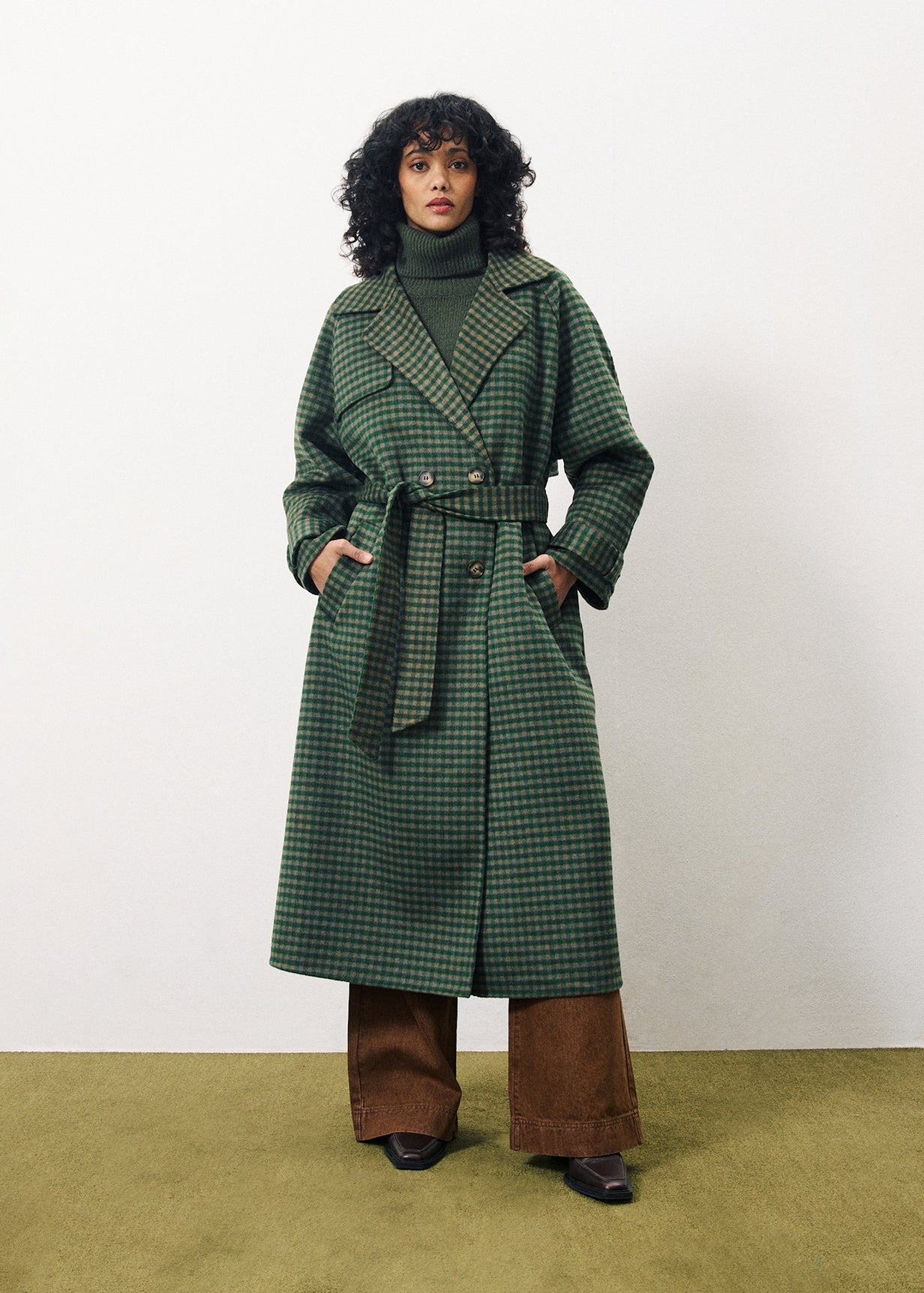 ADELPHIA Green Coat