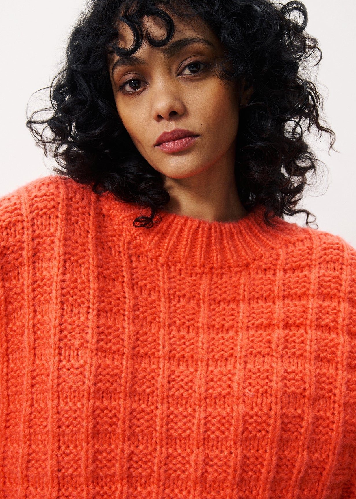 CHJARA Orange Sweater