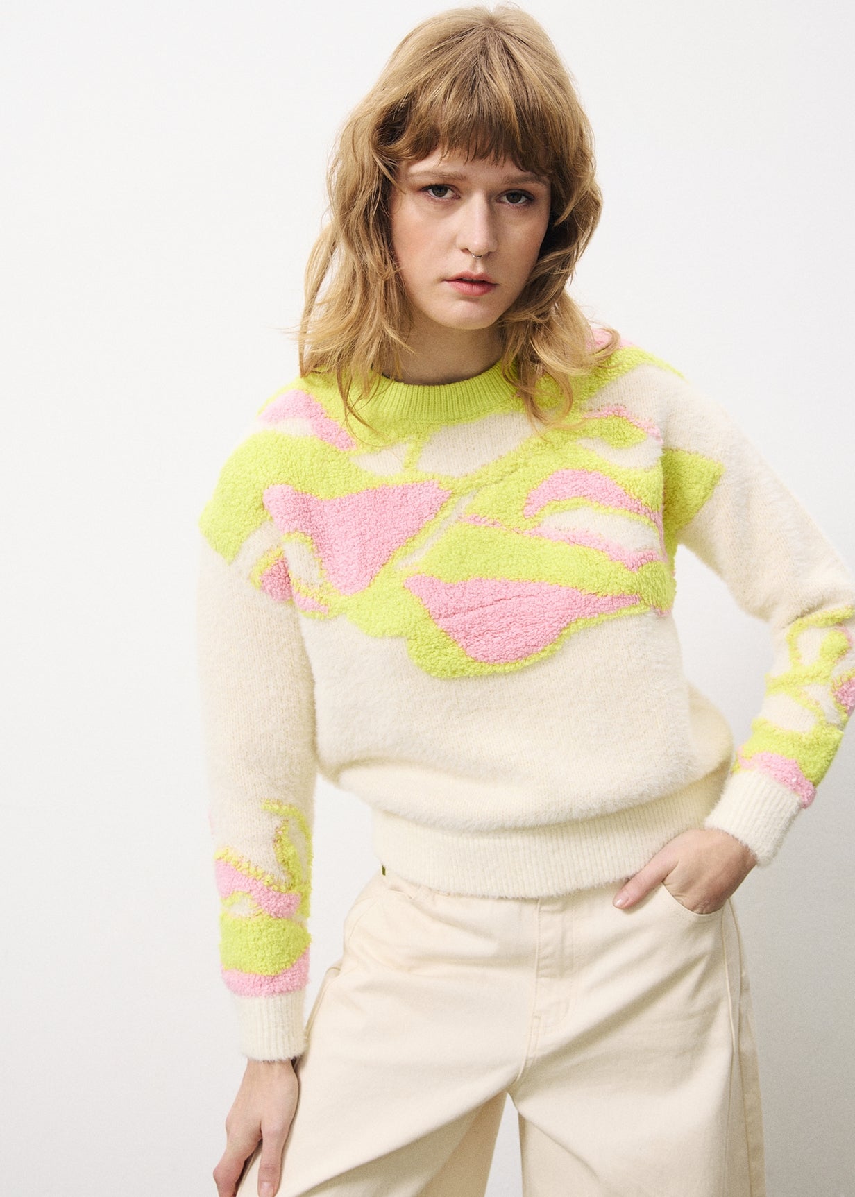 MAEKO Beige Sweater