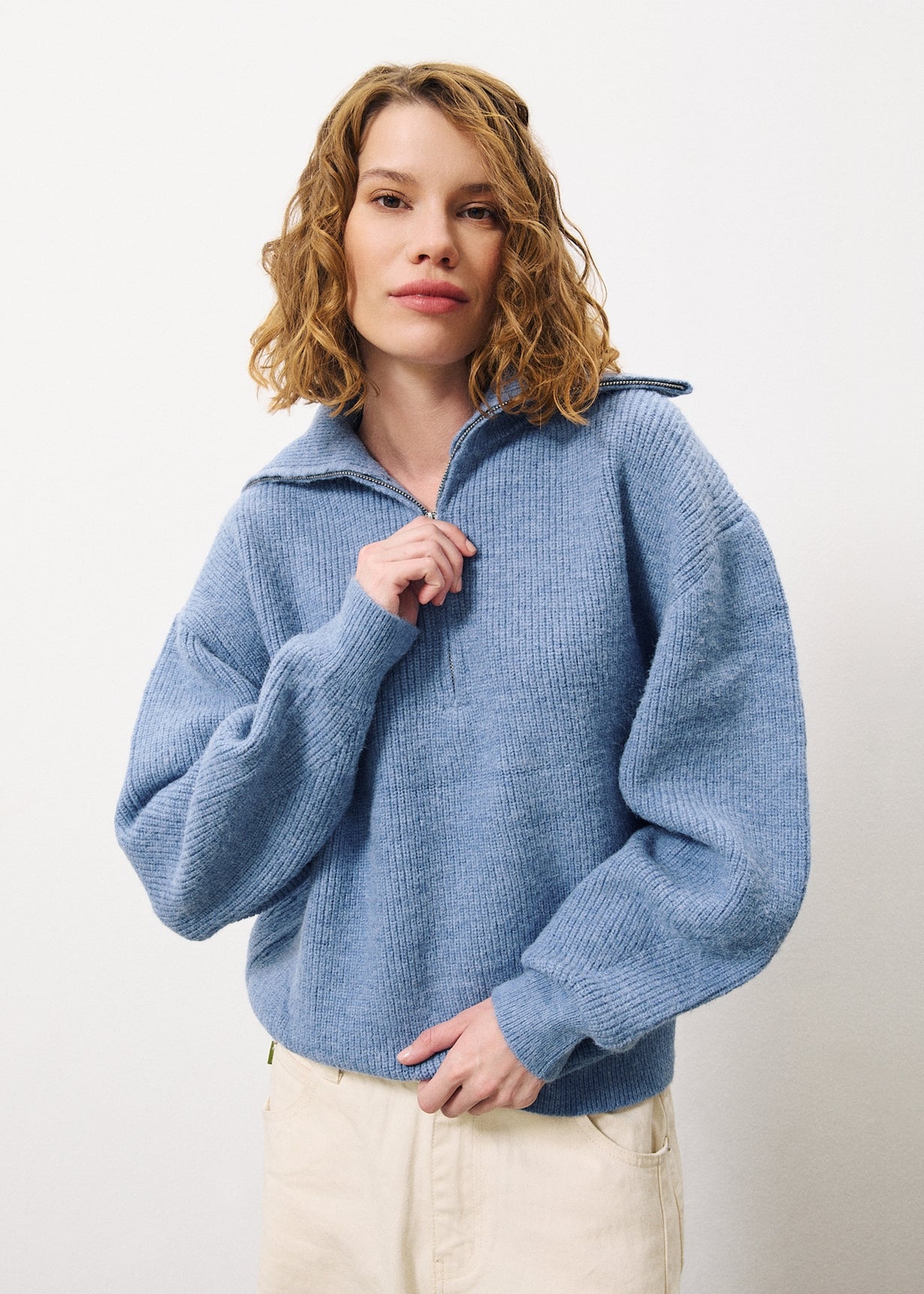 Pull NAEMI Bleu jean