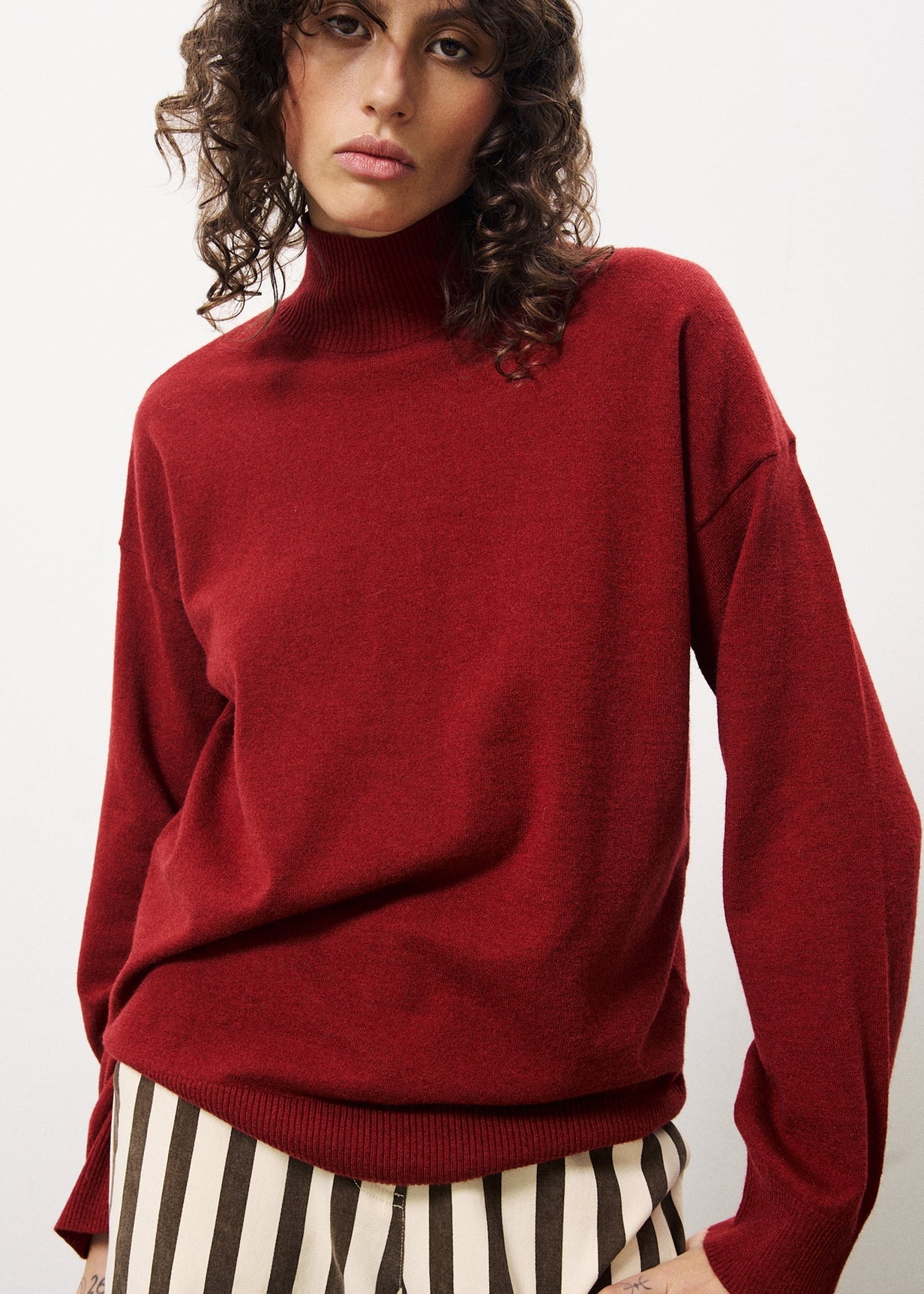 NOURE Red Sweater